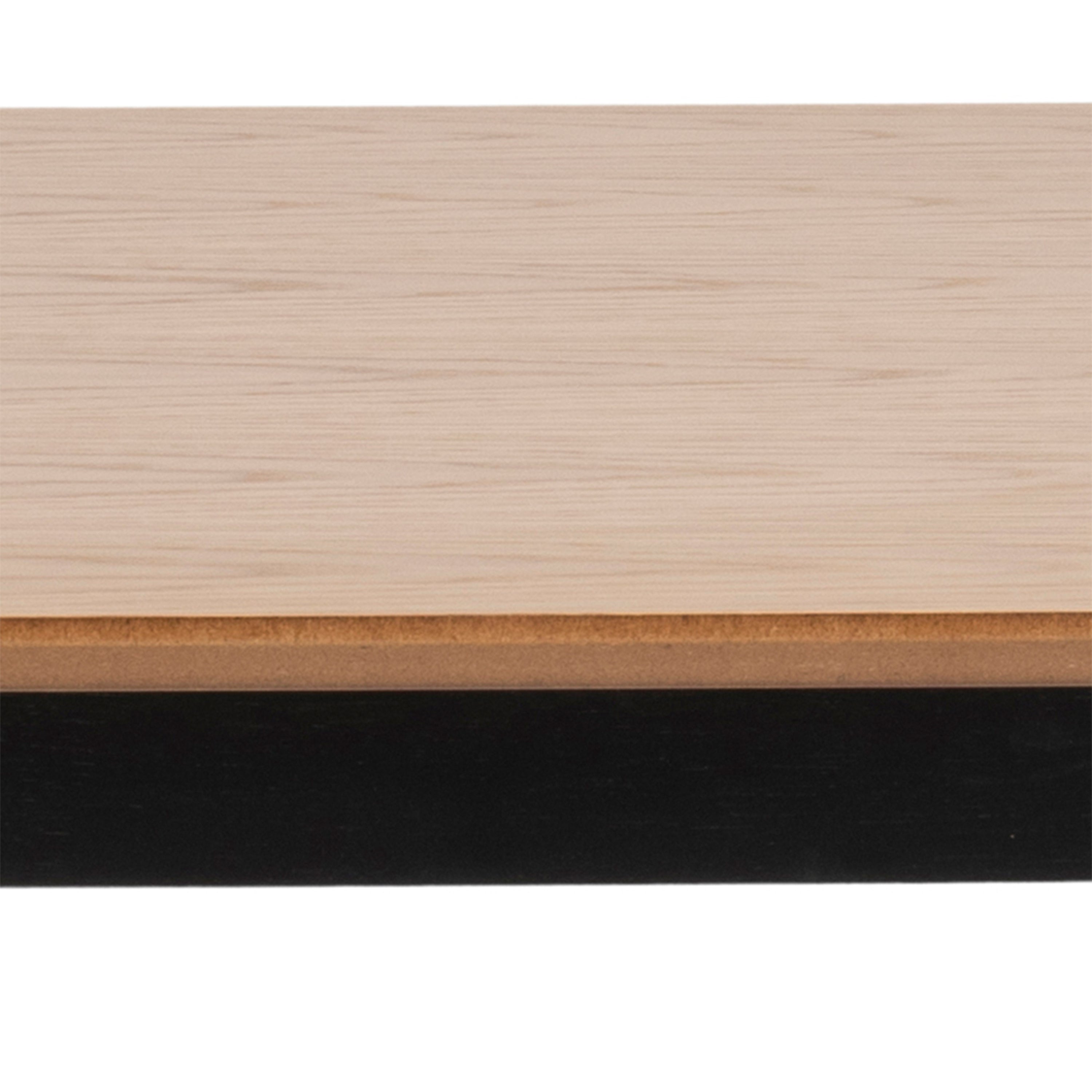 Roxby Dining Table in Oak & Black – FTG, view 7