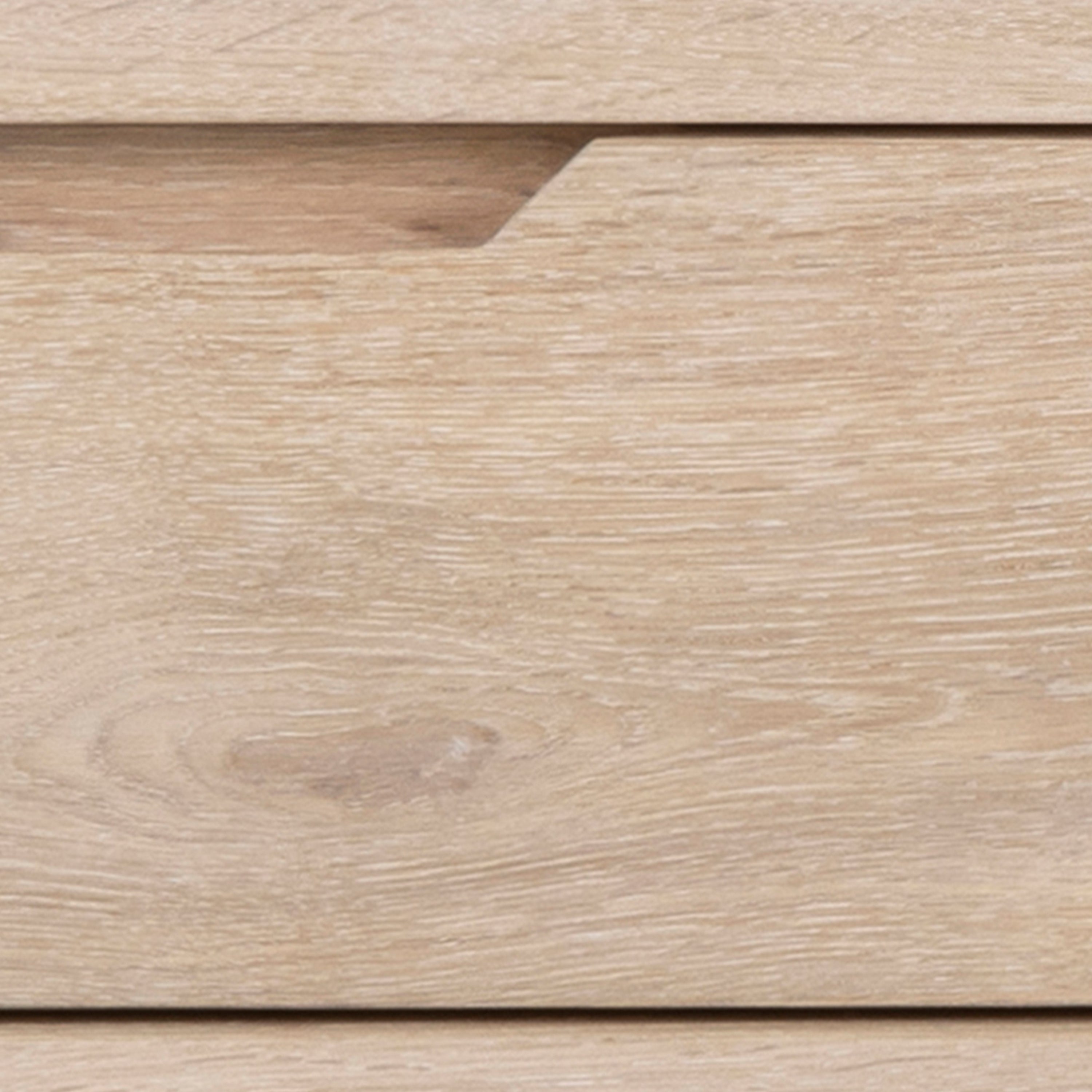 A-Line TV Unit with 2 Drawers in White Oak – FTG, view 8