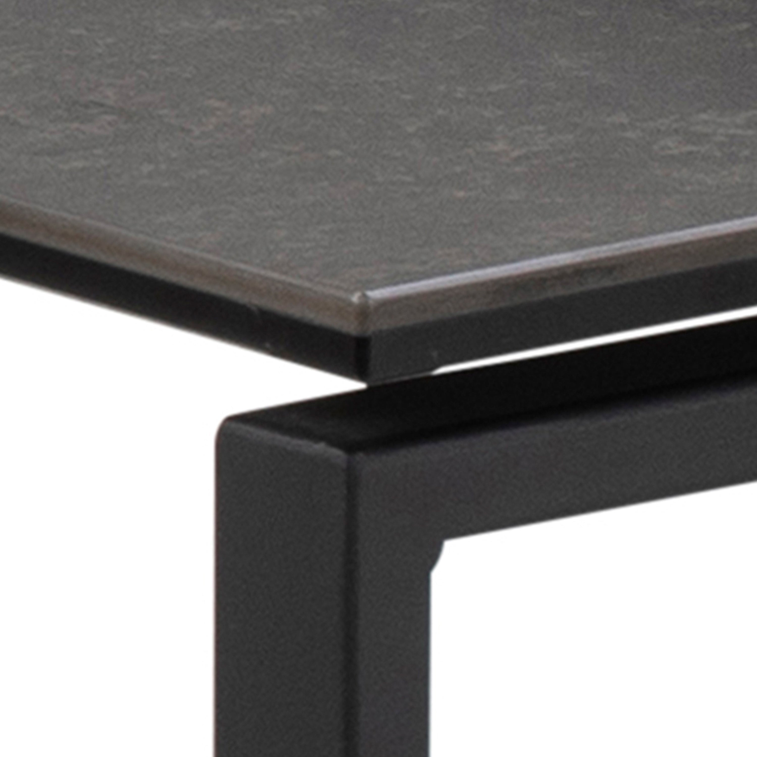 Katrine Ceramic Nest of Tables in Black Set of 3 – FTG, view 5