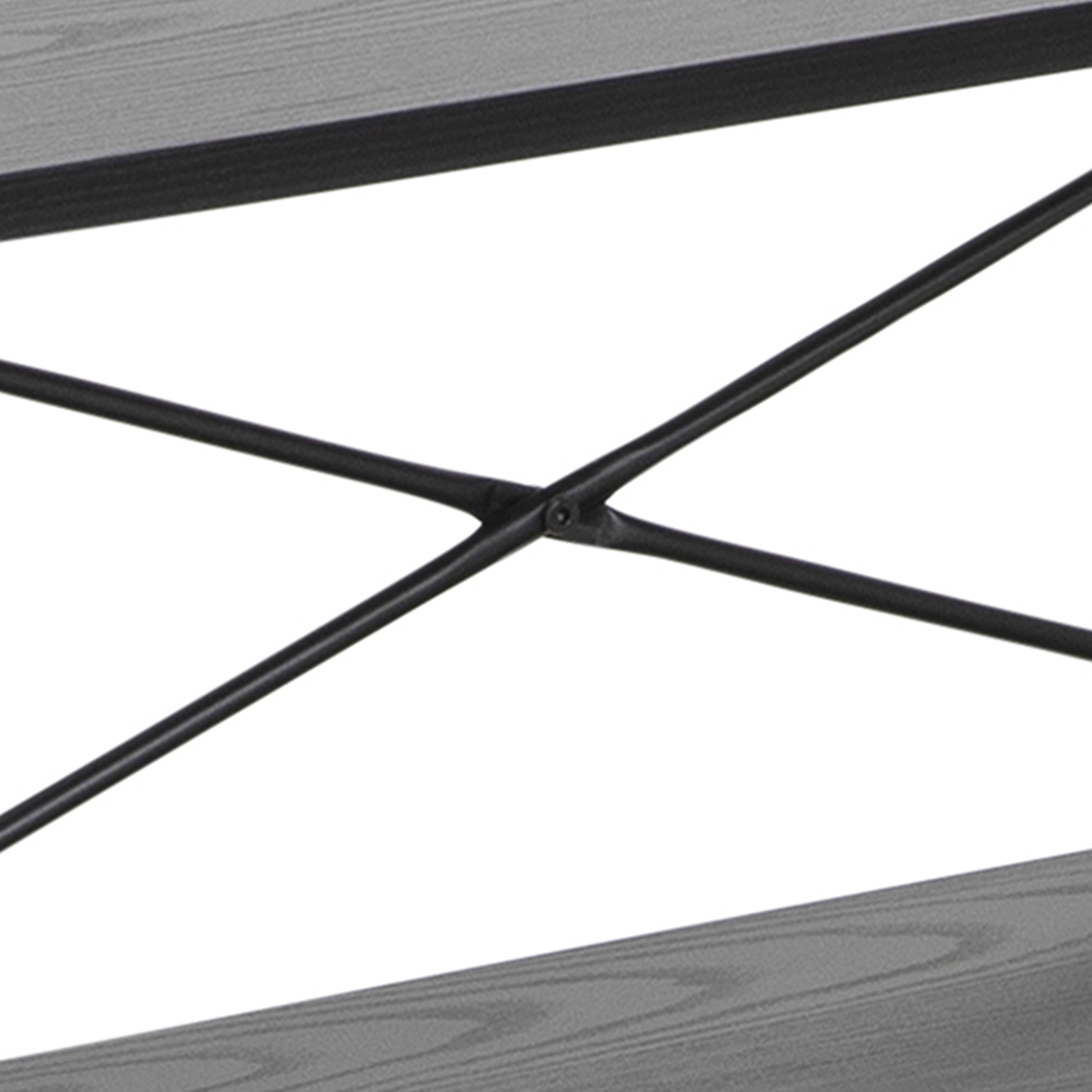 Angus Bookcase with 5 Shelves in Black – FTG, view 10