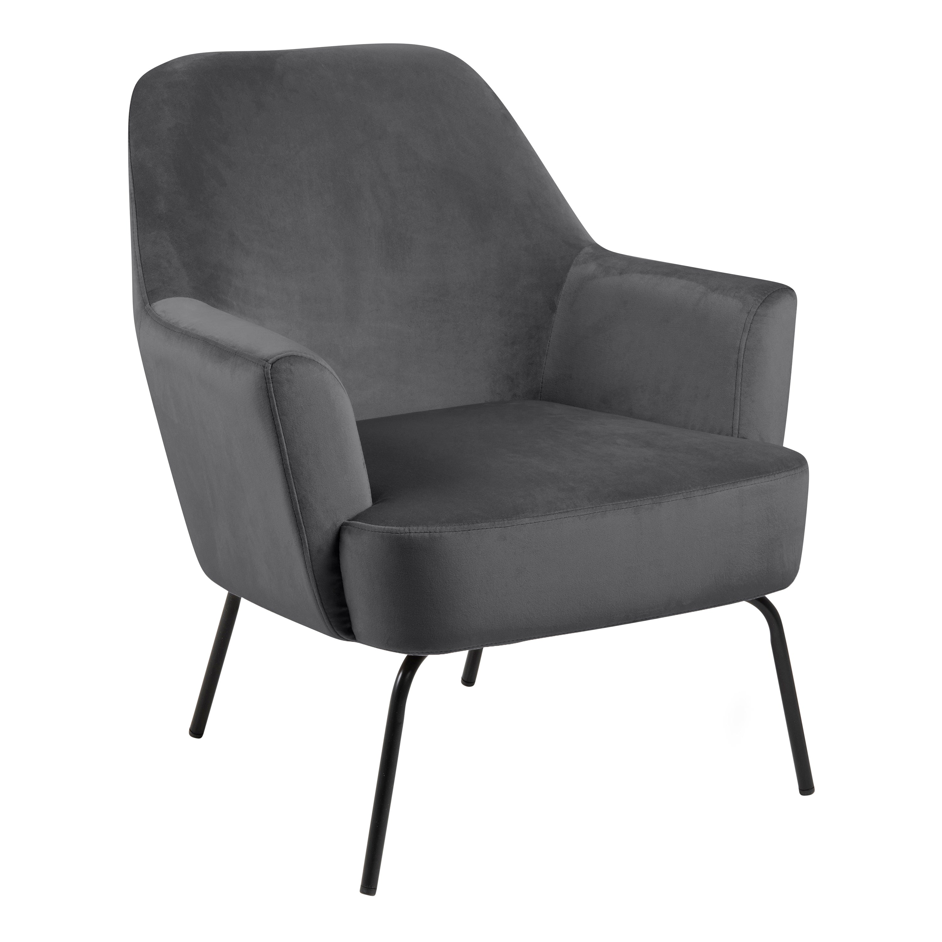 Melissa Lounge Chair in Dark Grey – FTG