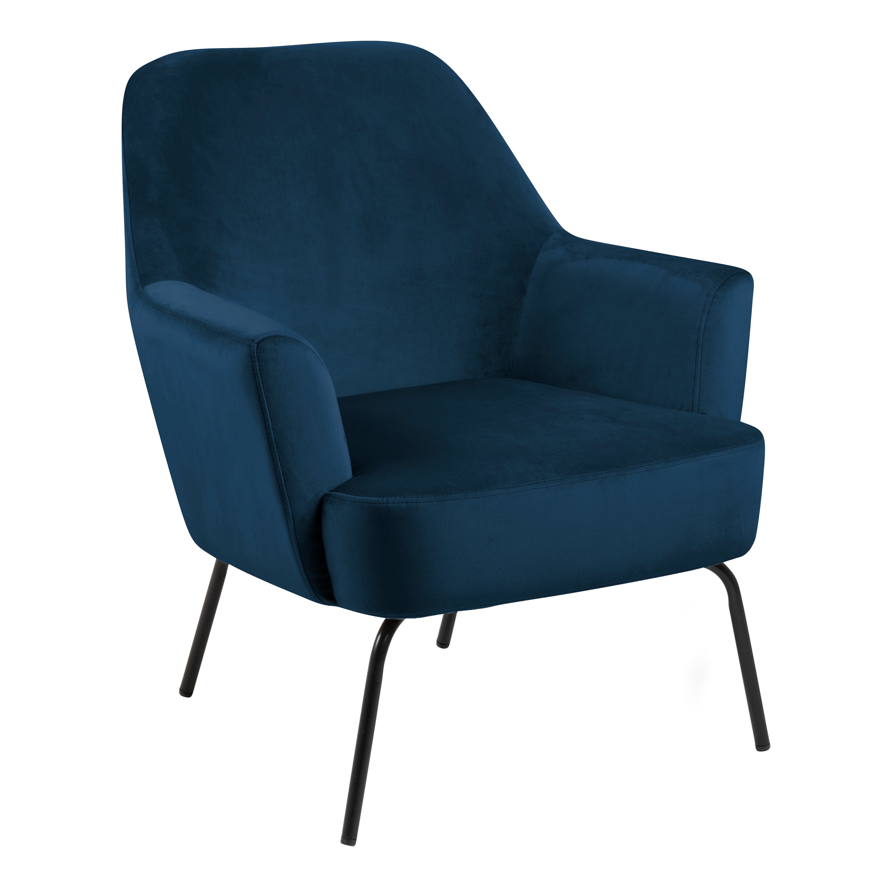 Melissa Lounge Chair in Navy Blue – FTG