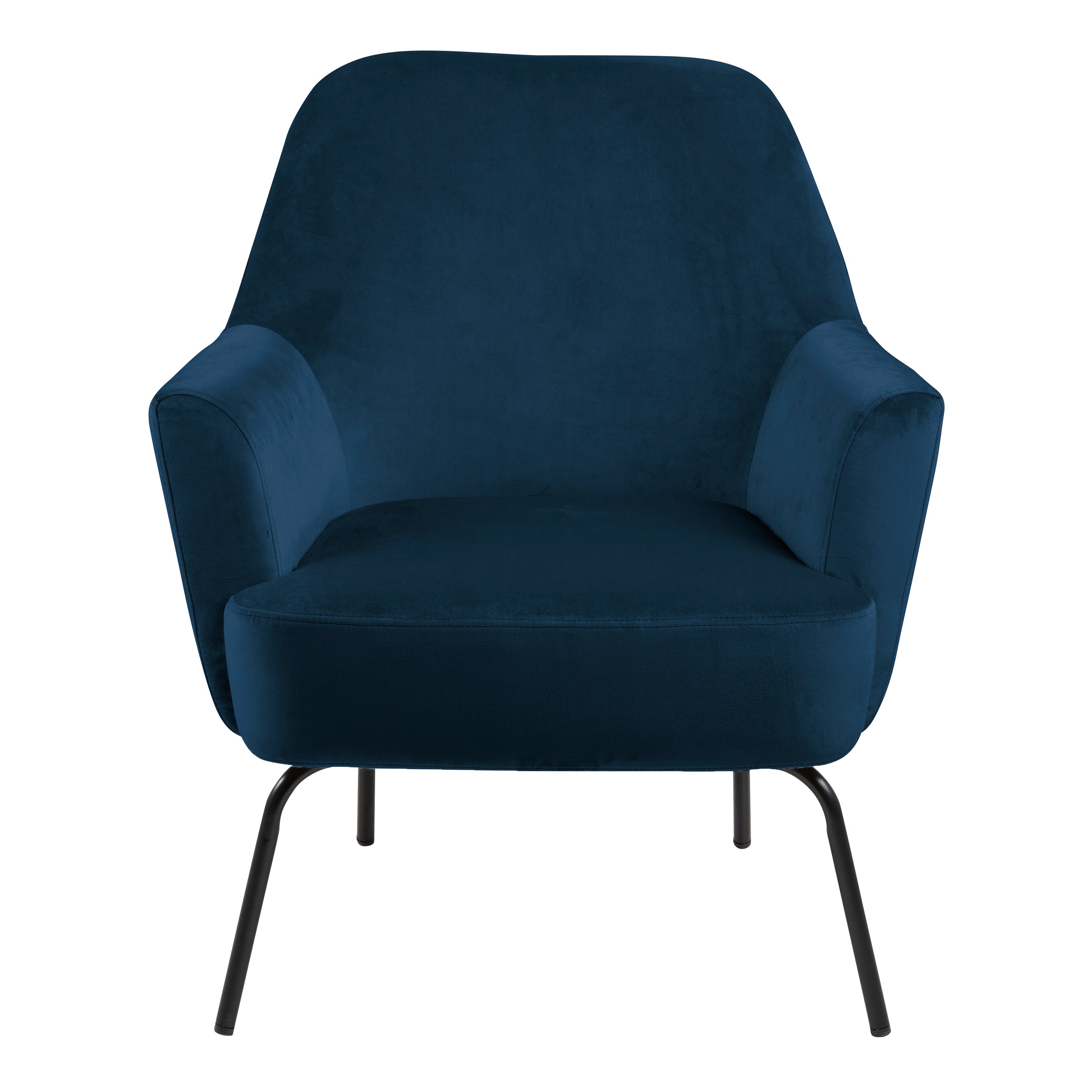 Melissa Lounge Chair in Navy Blue – FTG, view 2