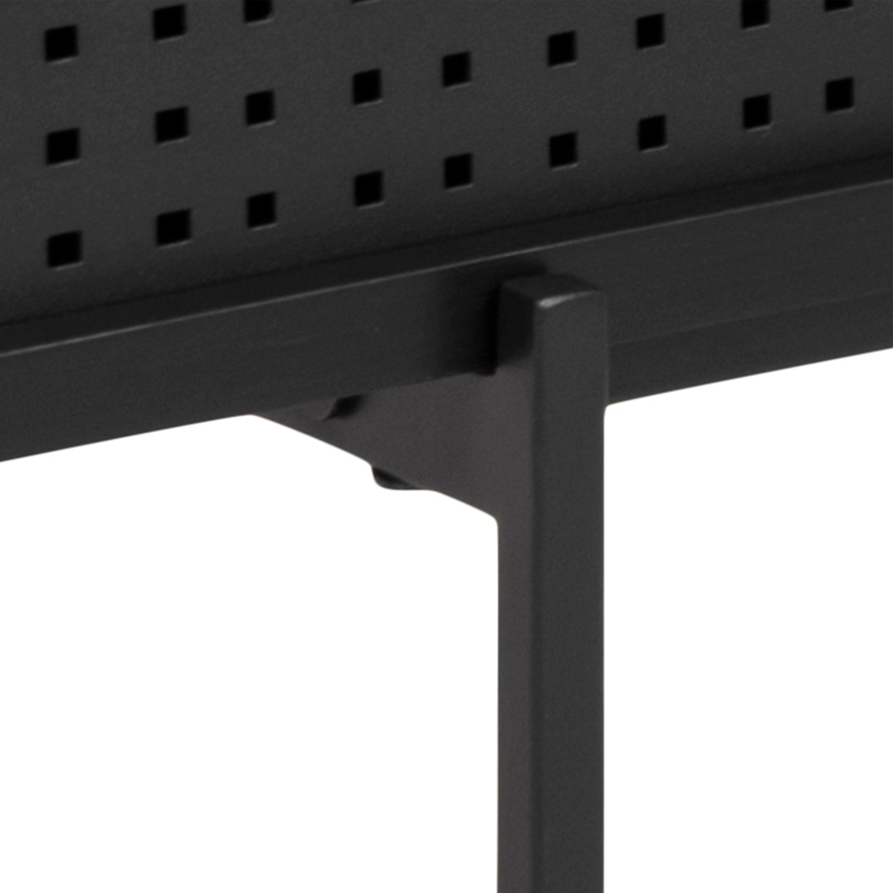 Angus TV Unit with 1 Sliding Door in Black – FTG, view 10