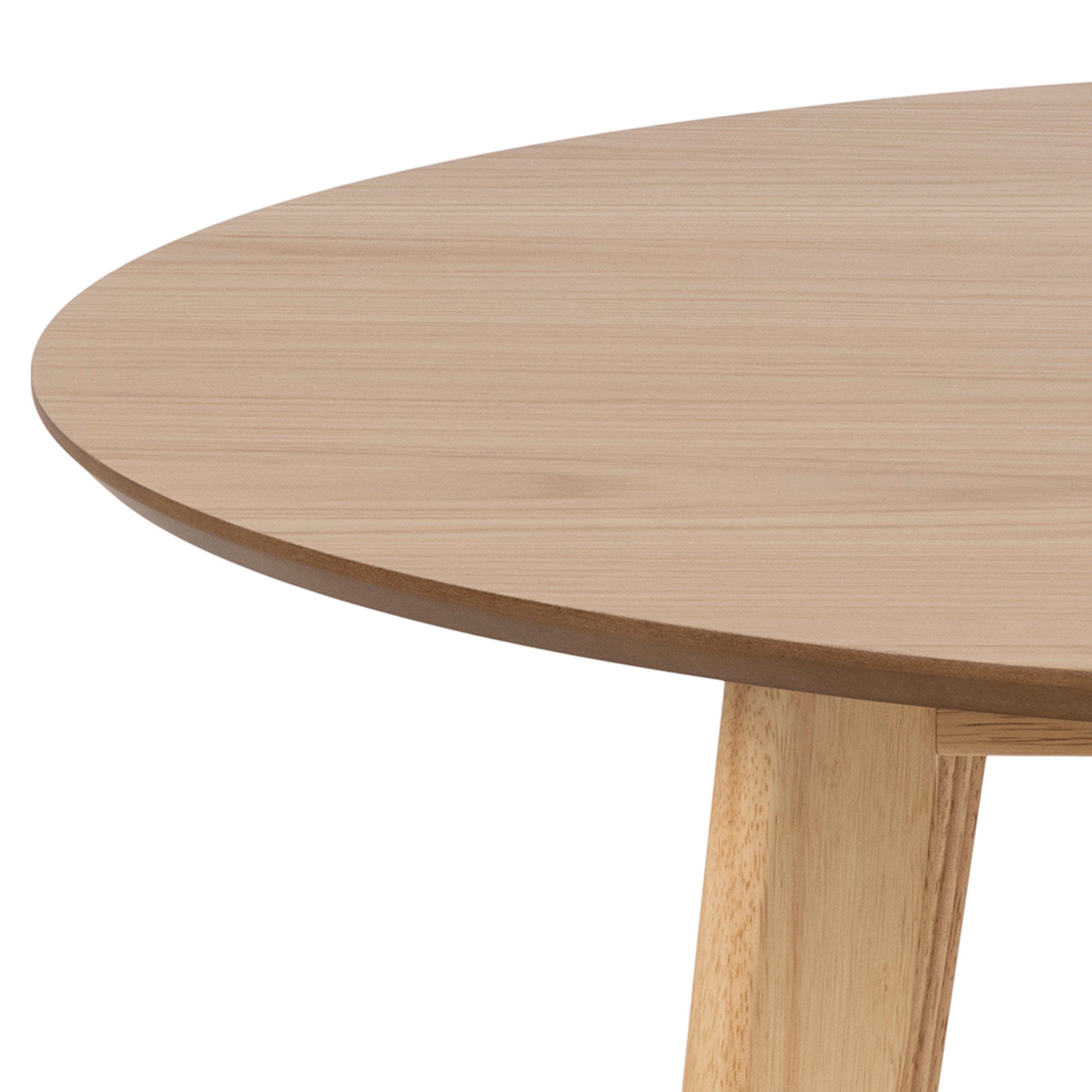 Roxby Round Dining Table in Oak 105x76cm – FTG, view 5