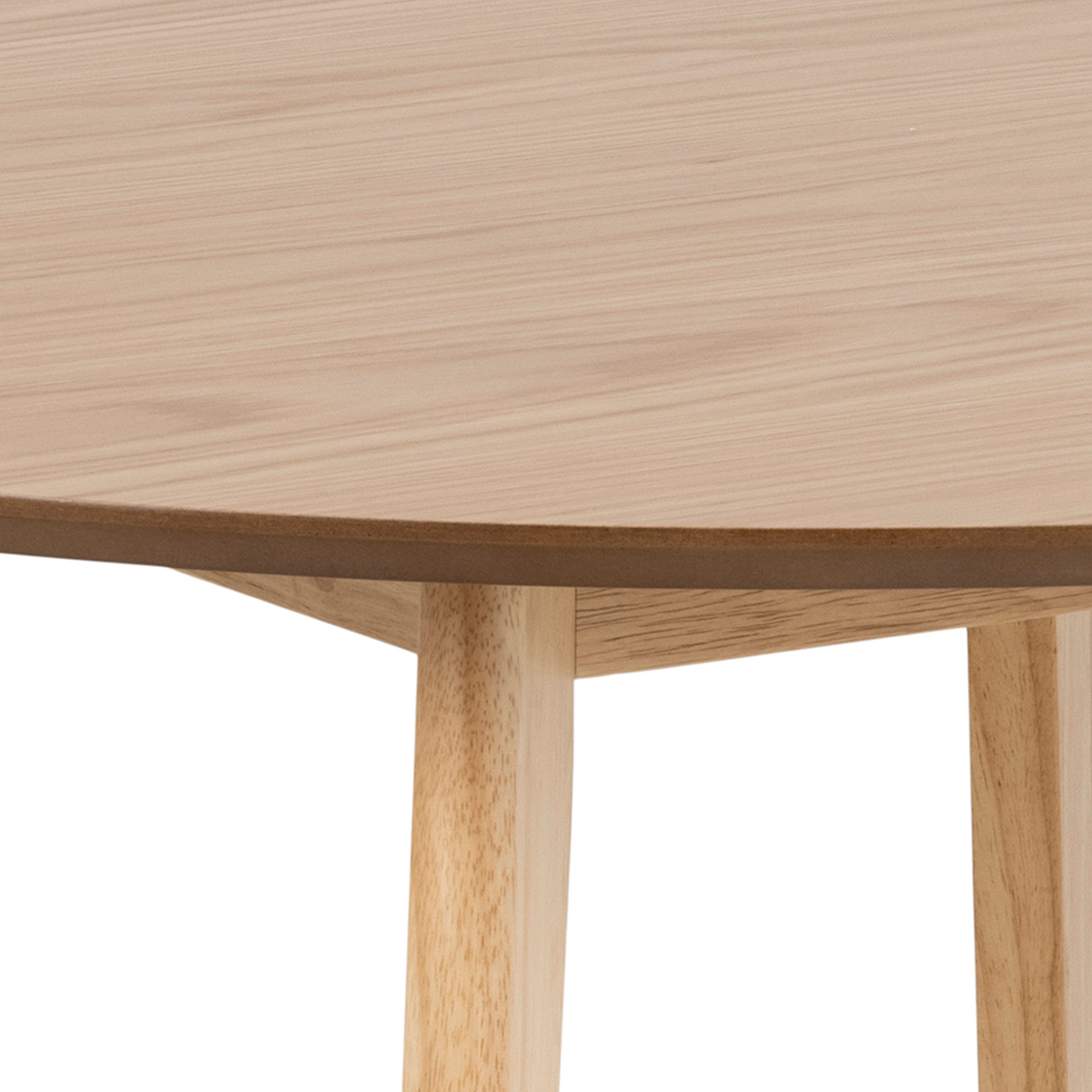 Roxby Round Dining Table in Oak 105x76cm – FTG, view 7