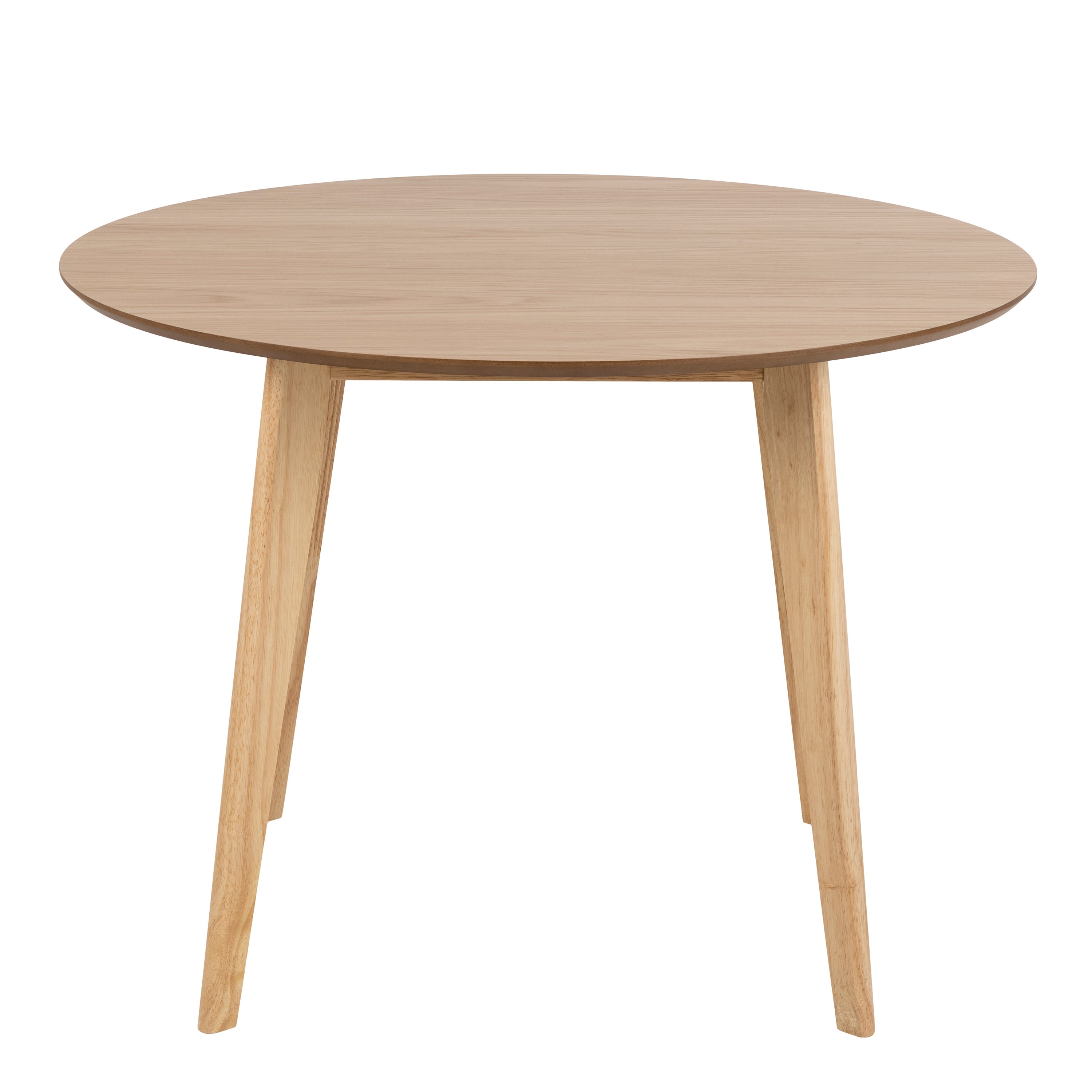 Roxby Round Dining Table in Oak 105x76cm Included 4 Roxby Dining Chairs in Oak – FTG, view 3