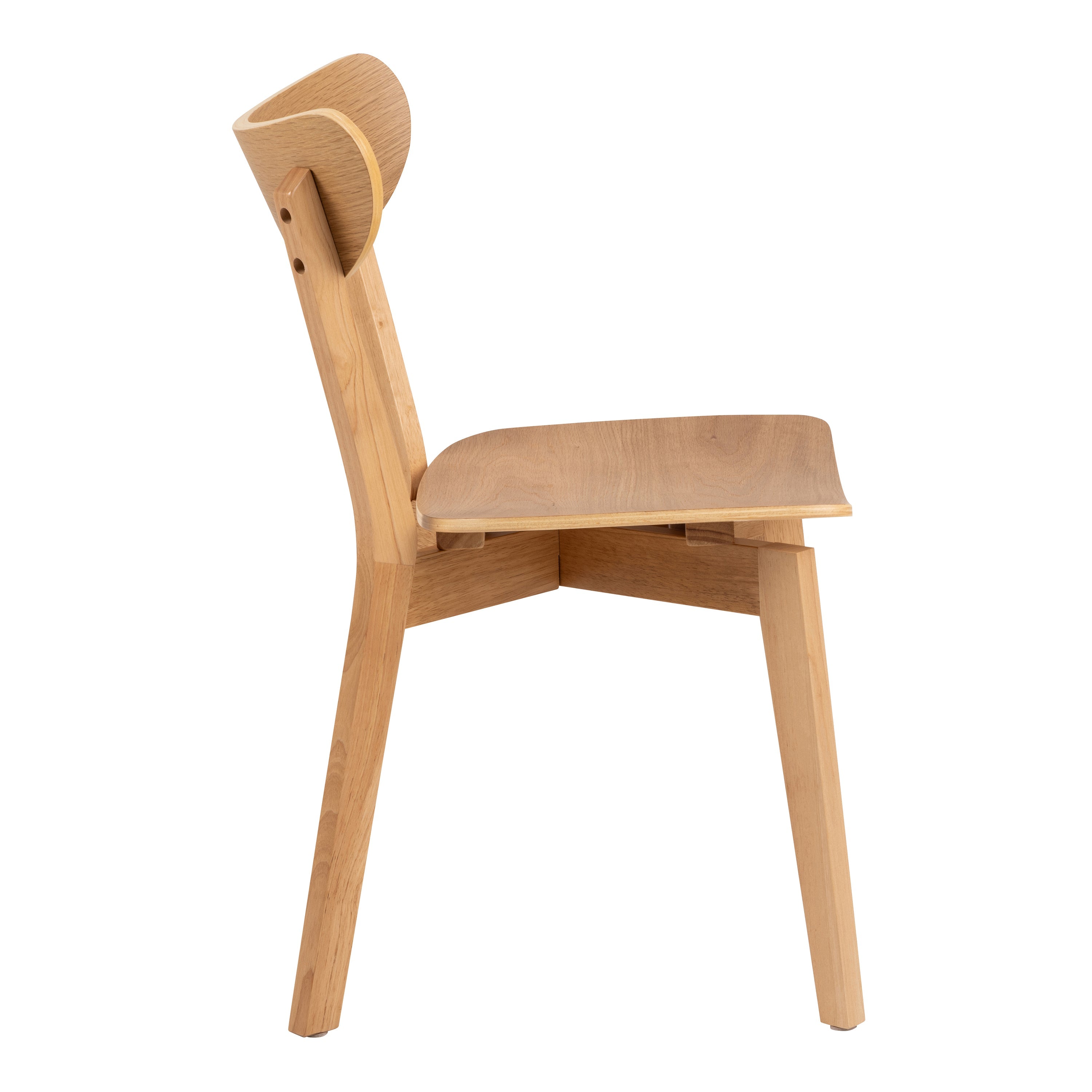 Roxby Round Dining Table in Oak 140x76cm Included 4 Roxby Dining Chairs in Oak – FTG, view 6