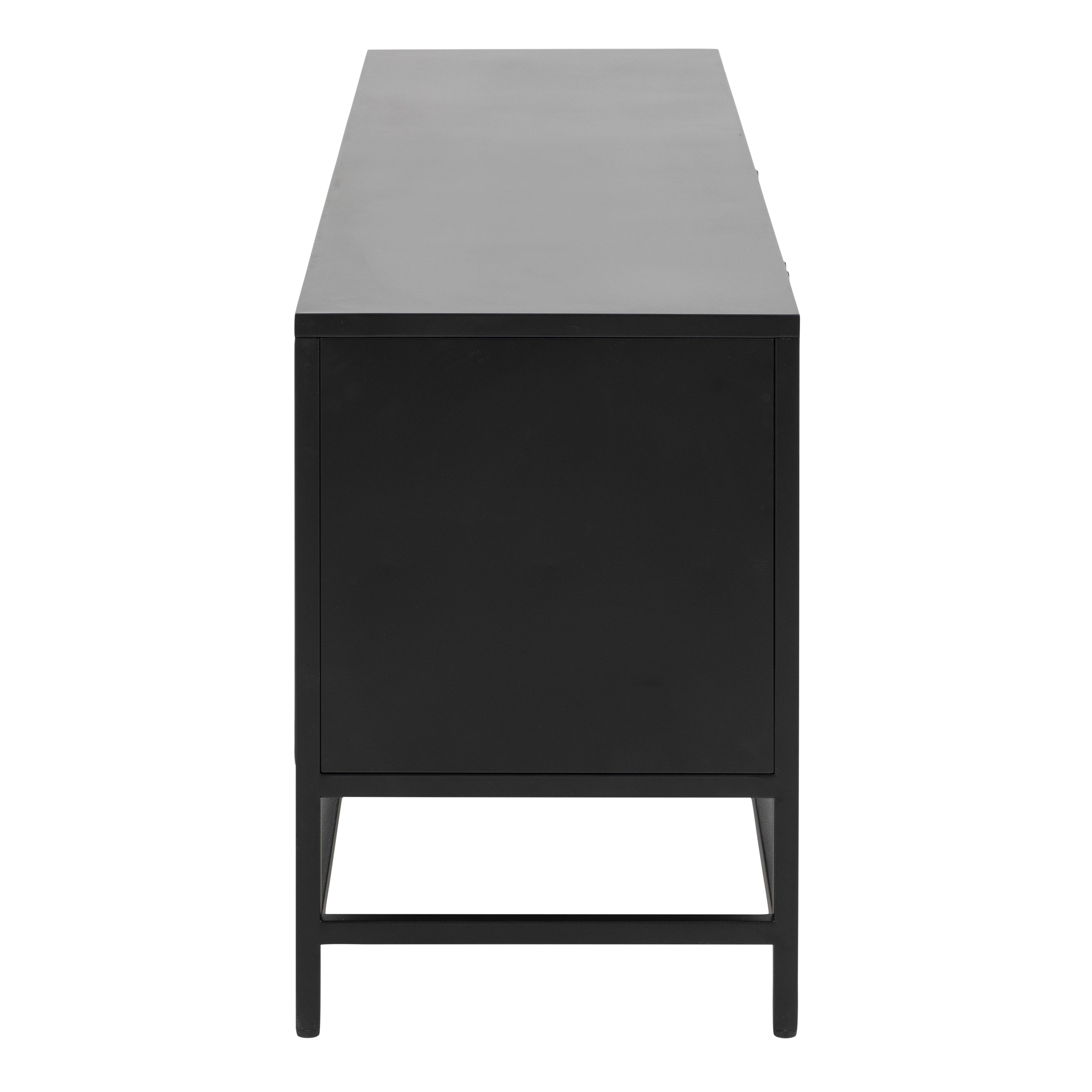 Newcastle 3 Door Sideboard in Matt Black – FTG, view 3