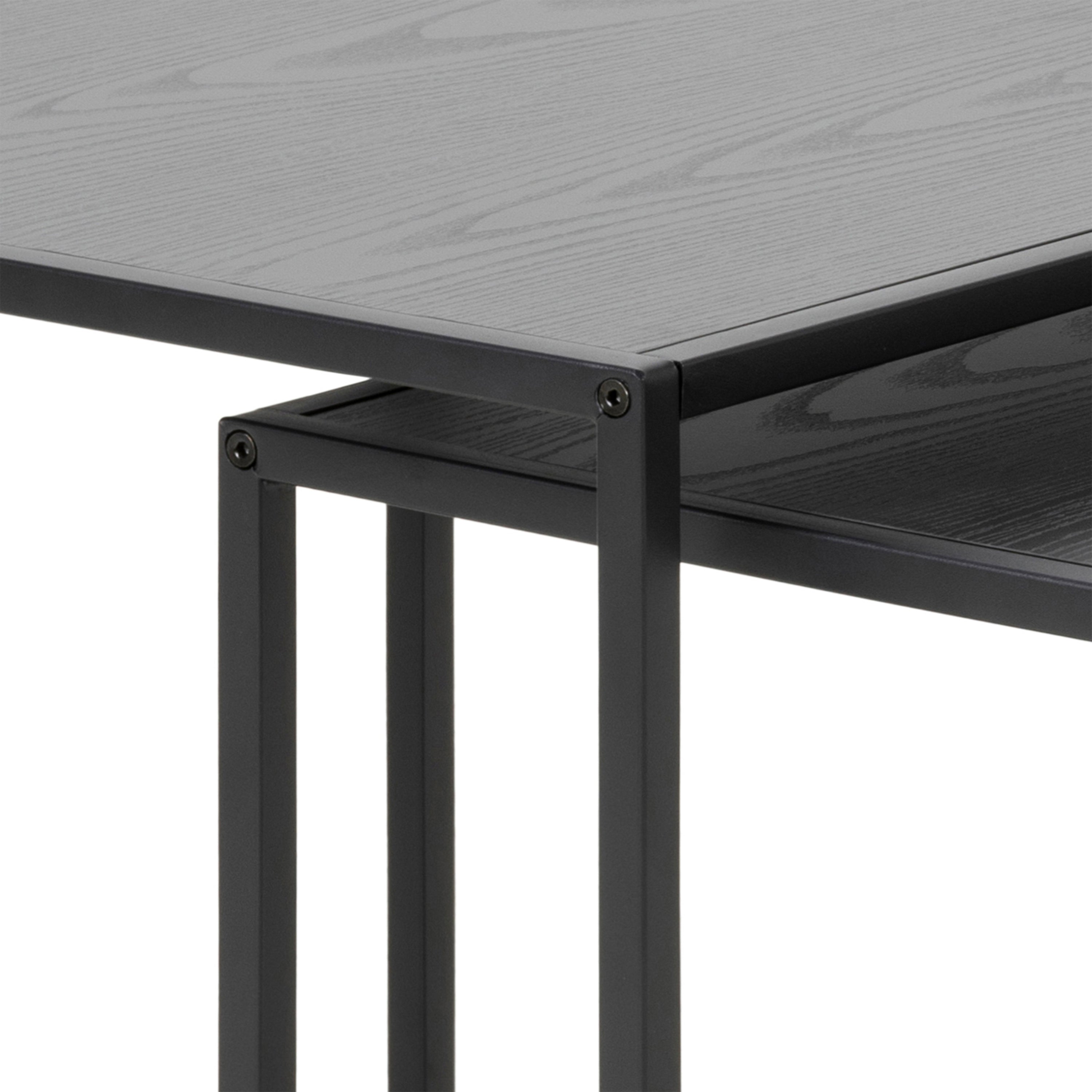 Seaford Nest of Tables in Ash Black – FTG, view 6