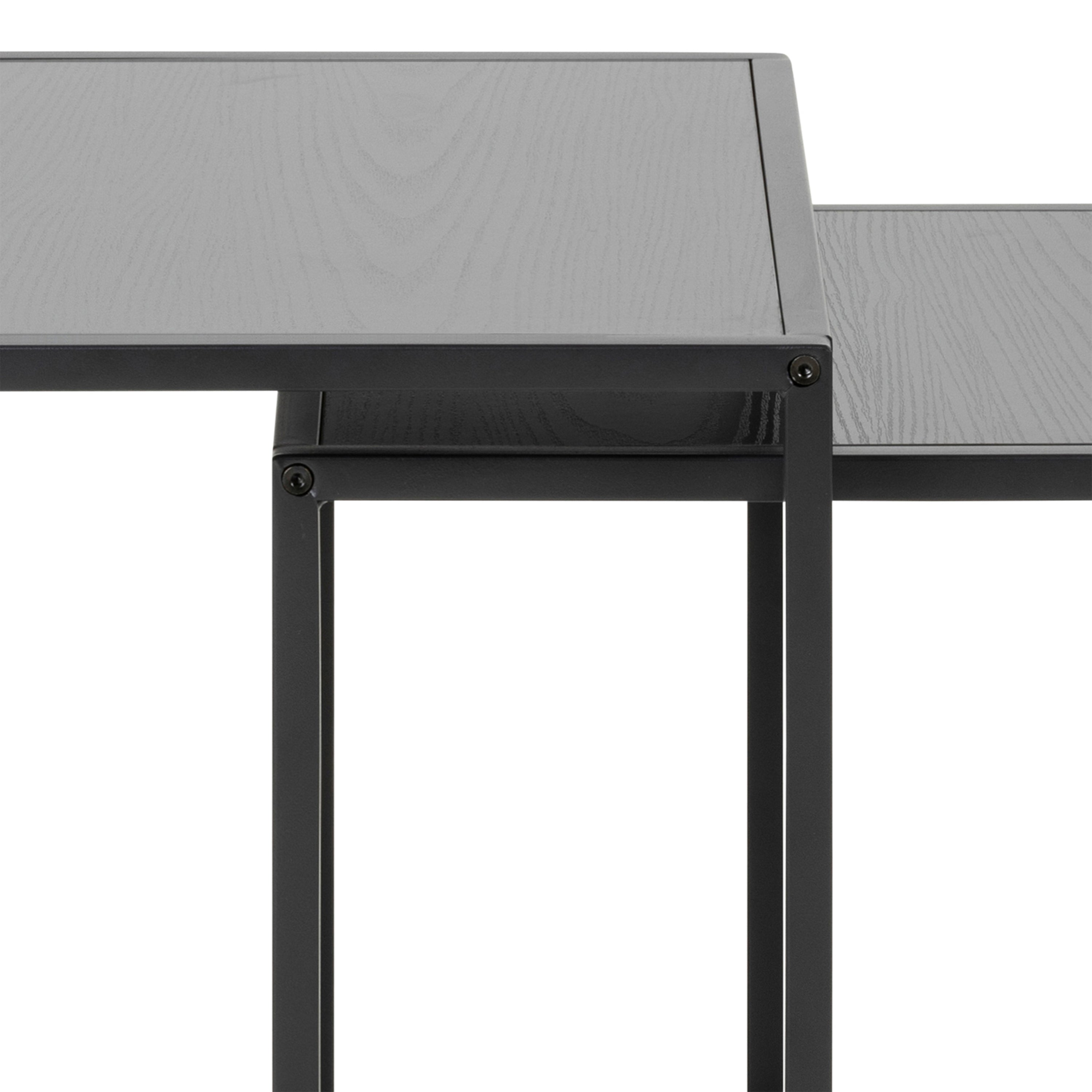 Seaford Nest of Tables in Ash Black – FTG, view 7