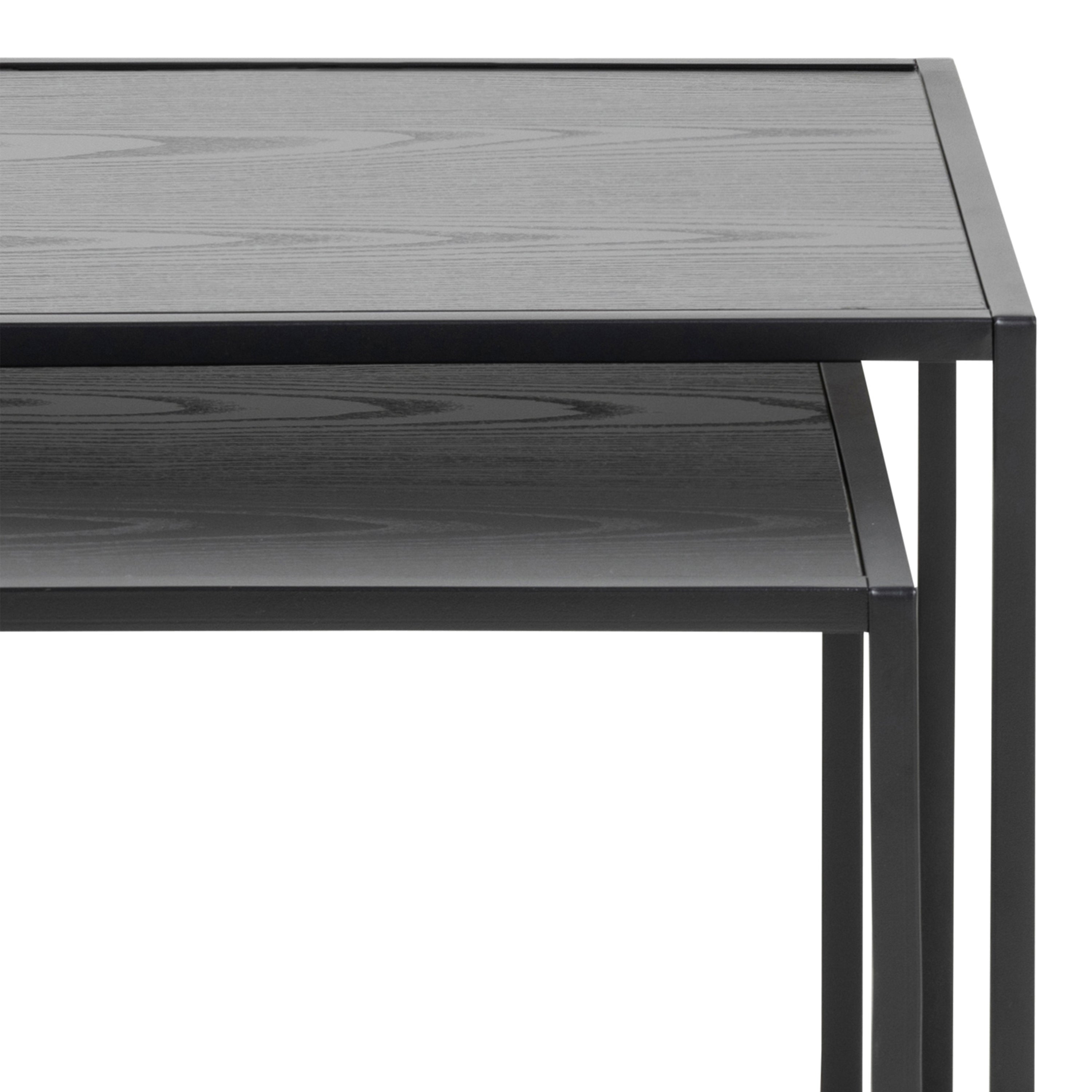 Seaford Nest of Tables in Ash Black – FTG, view 8