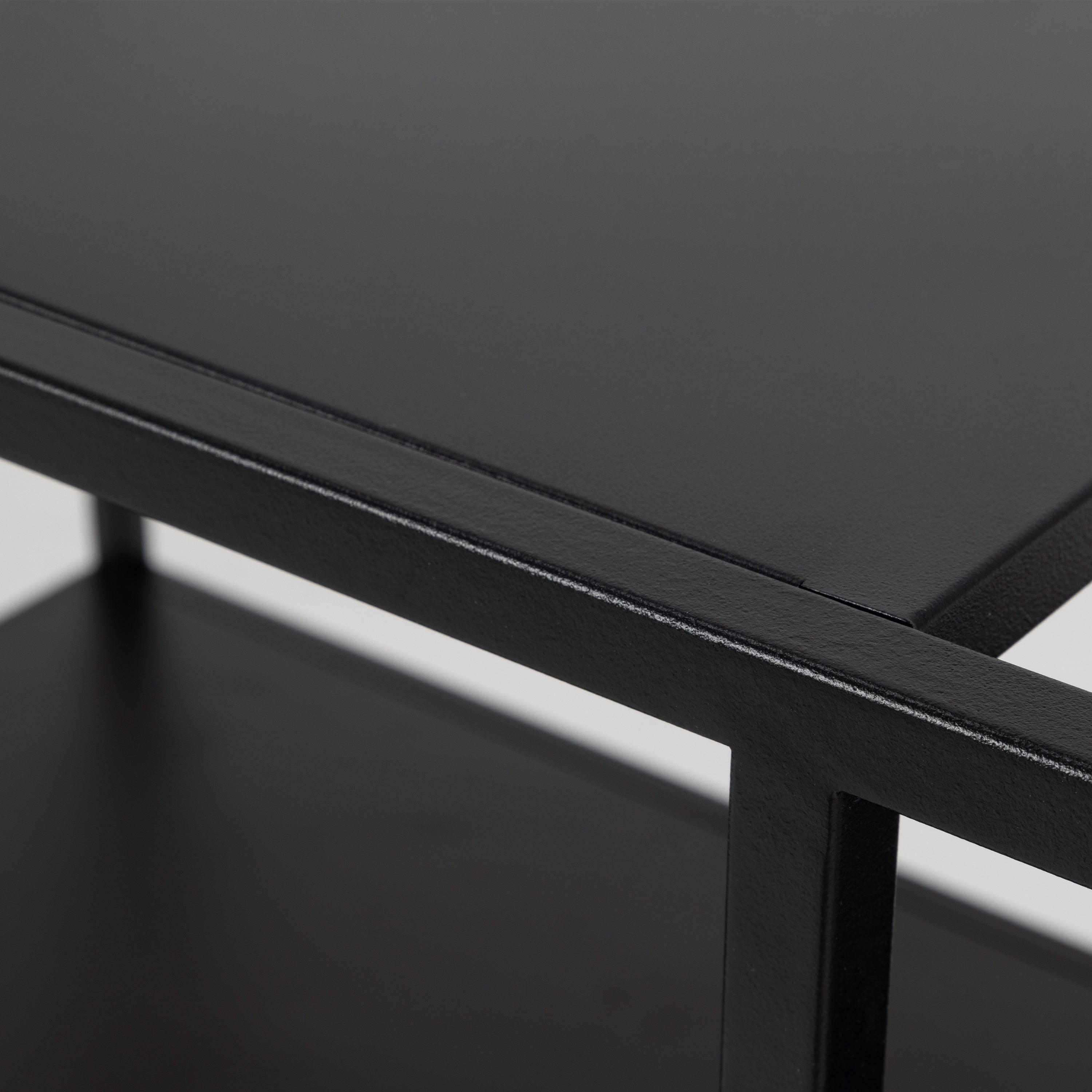 Newcastle Serving Trolley in Matt Black – FTG, view 10