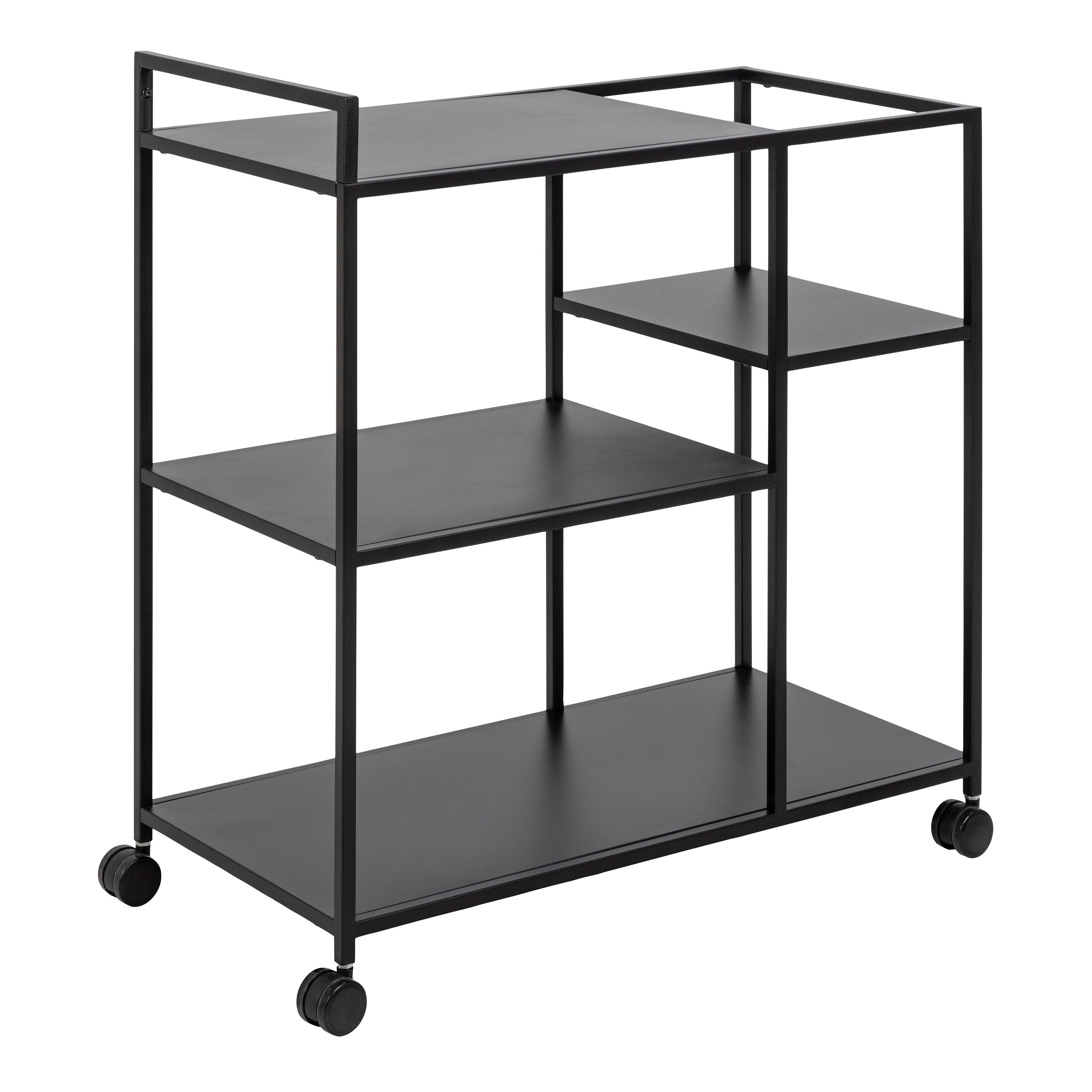 Newcastle Serving Trolley in Matt Black – FTG
