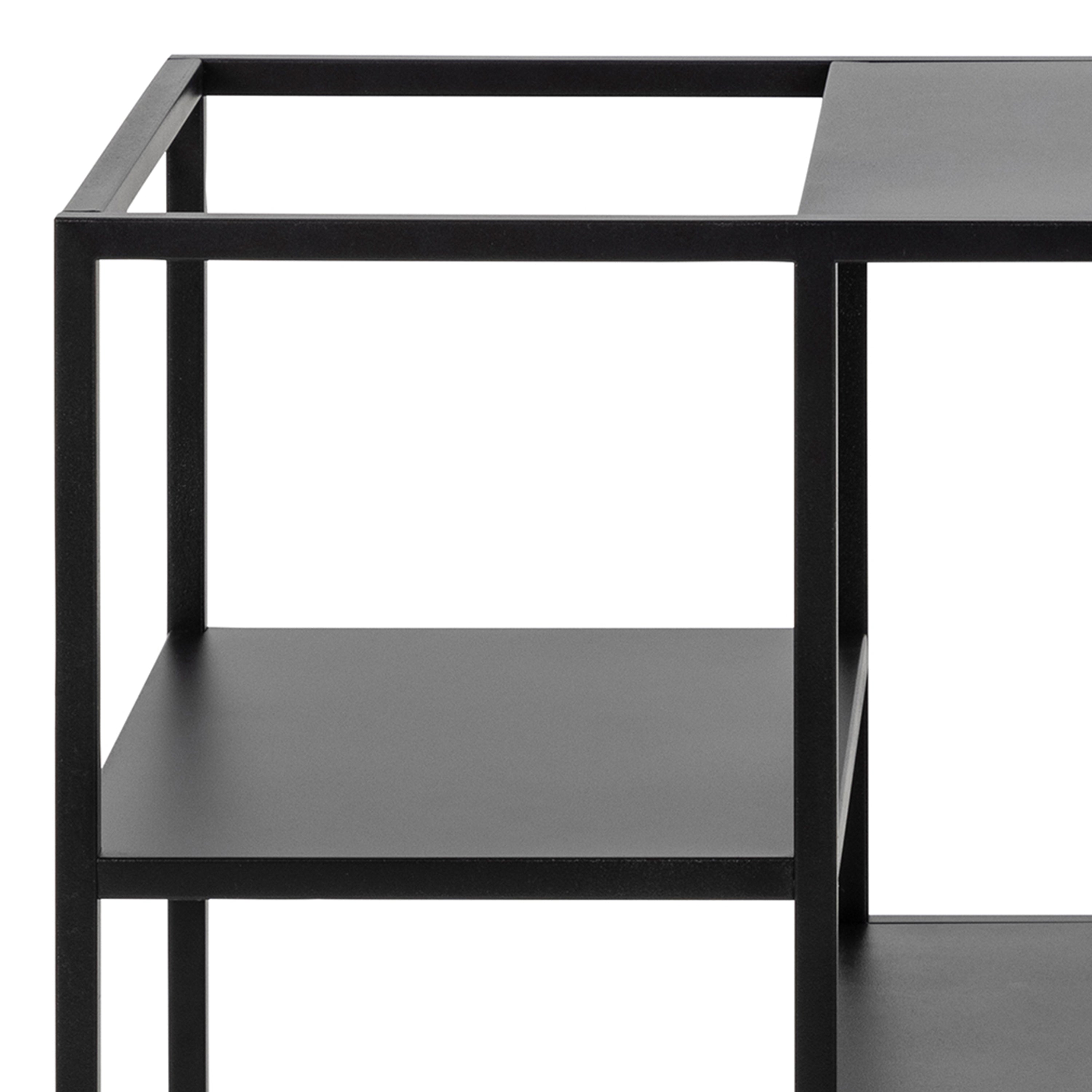 Newcastle Serving Trolley in Matt Black – FTG, view 8
