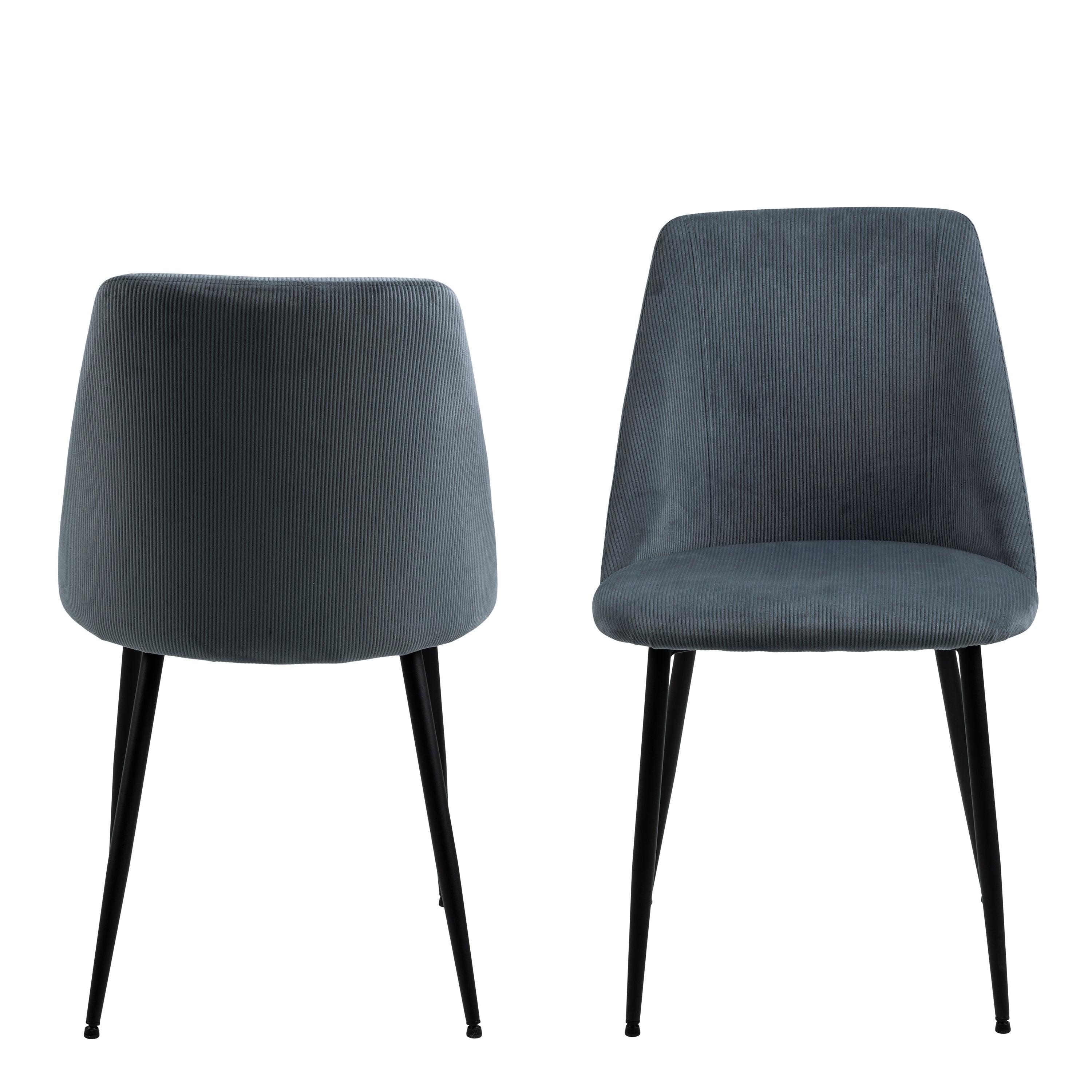 Ines Dining Chair in Grey Set of 4 – FTG, view 2