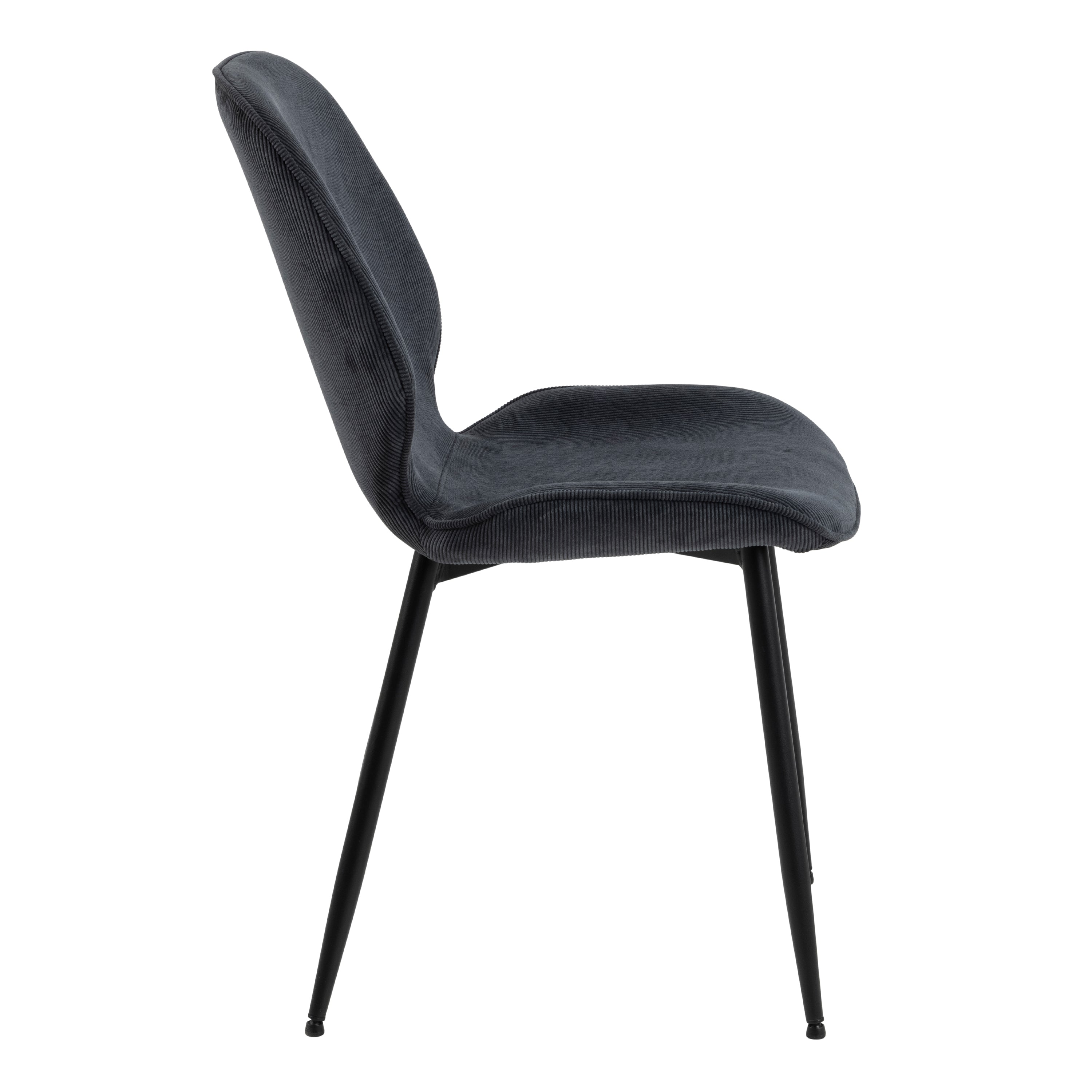Femke Dining Chair in Anthracite Set of 4 – FTG, view 3