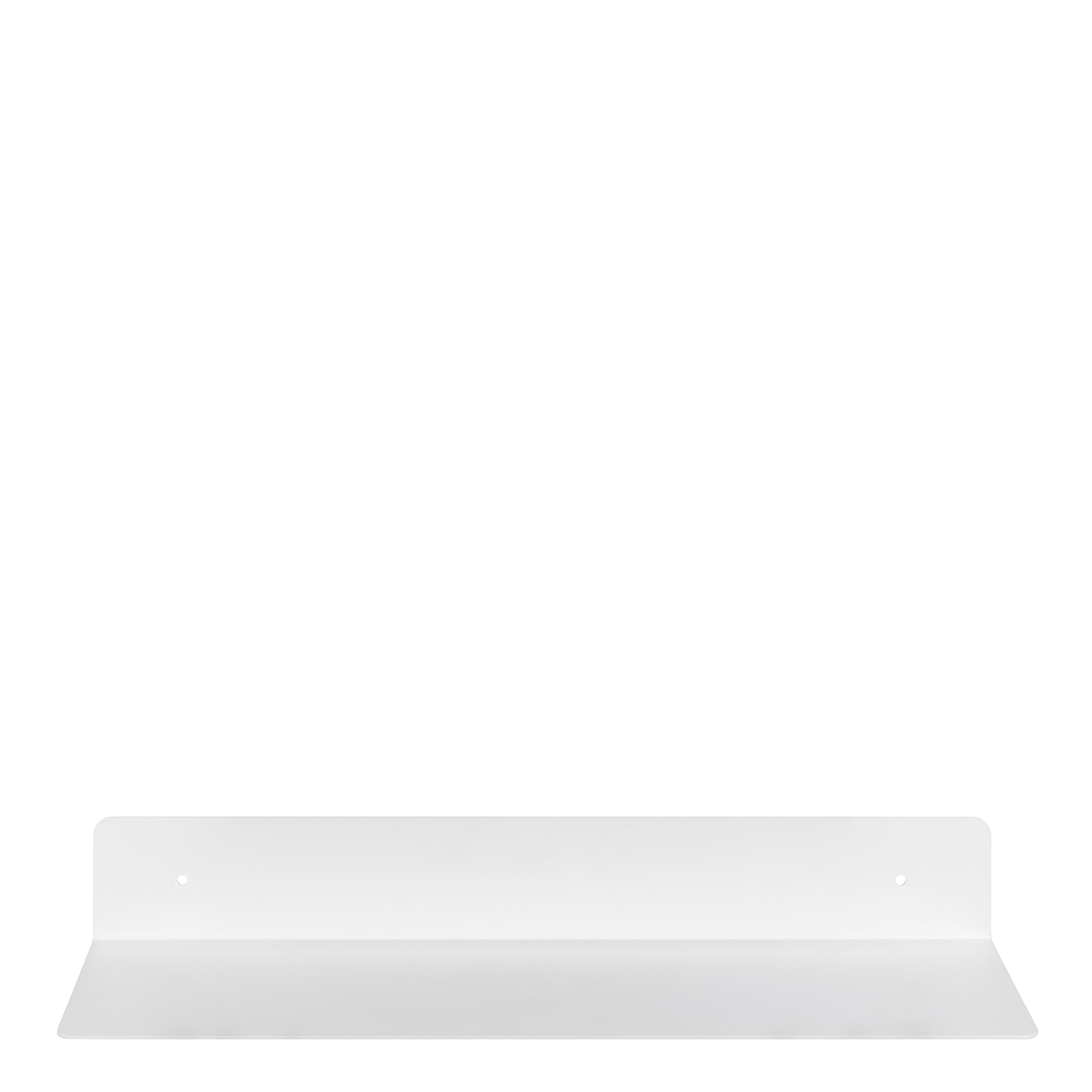 Joliet Rectangular Wall Shelf 50cm in White – FTG, view 2