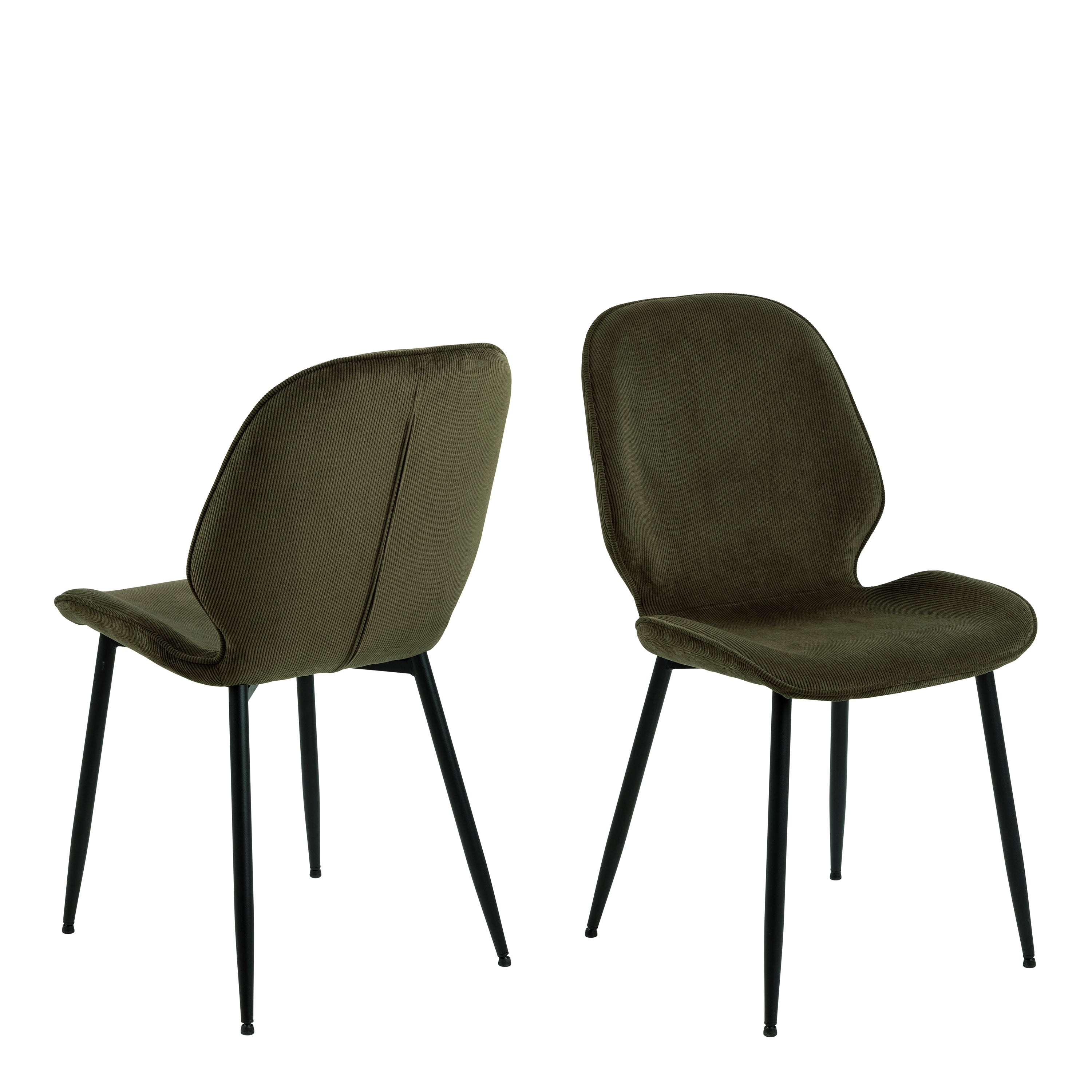 Femke Dining Chair in Olive Green Set of 4 – FTG
