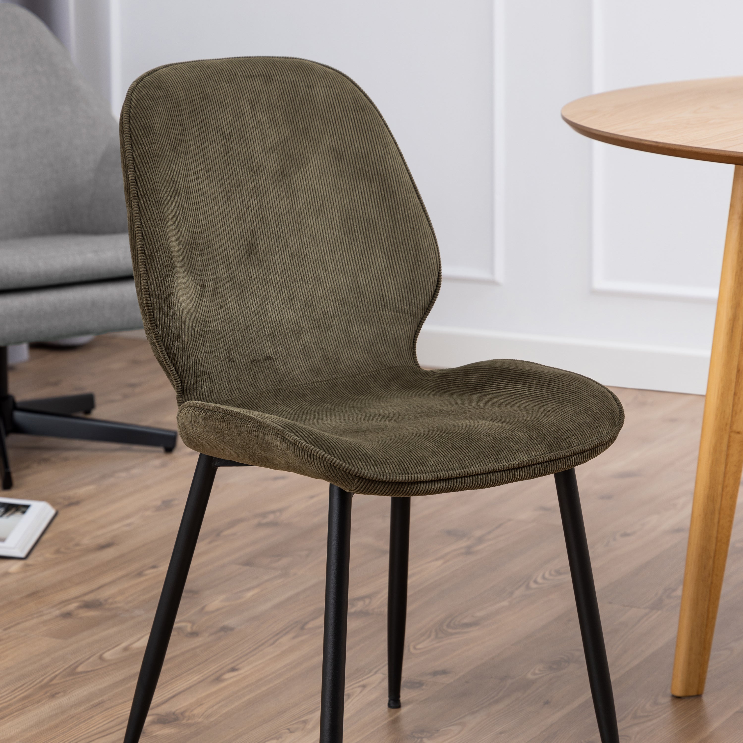 Femke Dining Chair in Olive Green Set of 4 – FTG, view 5