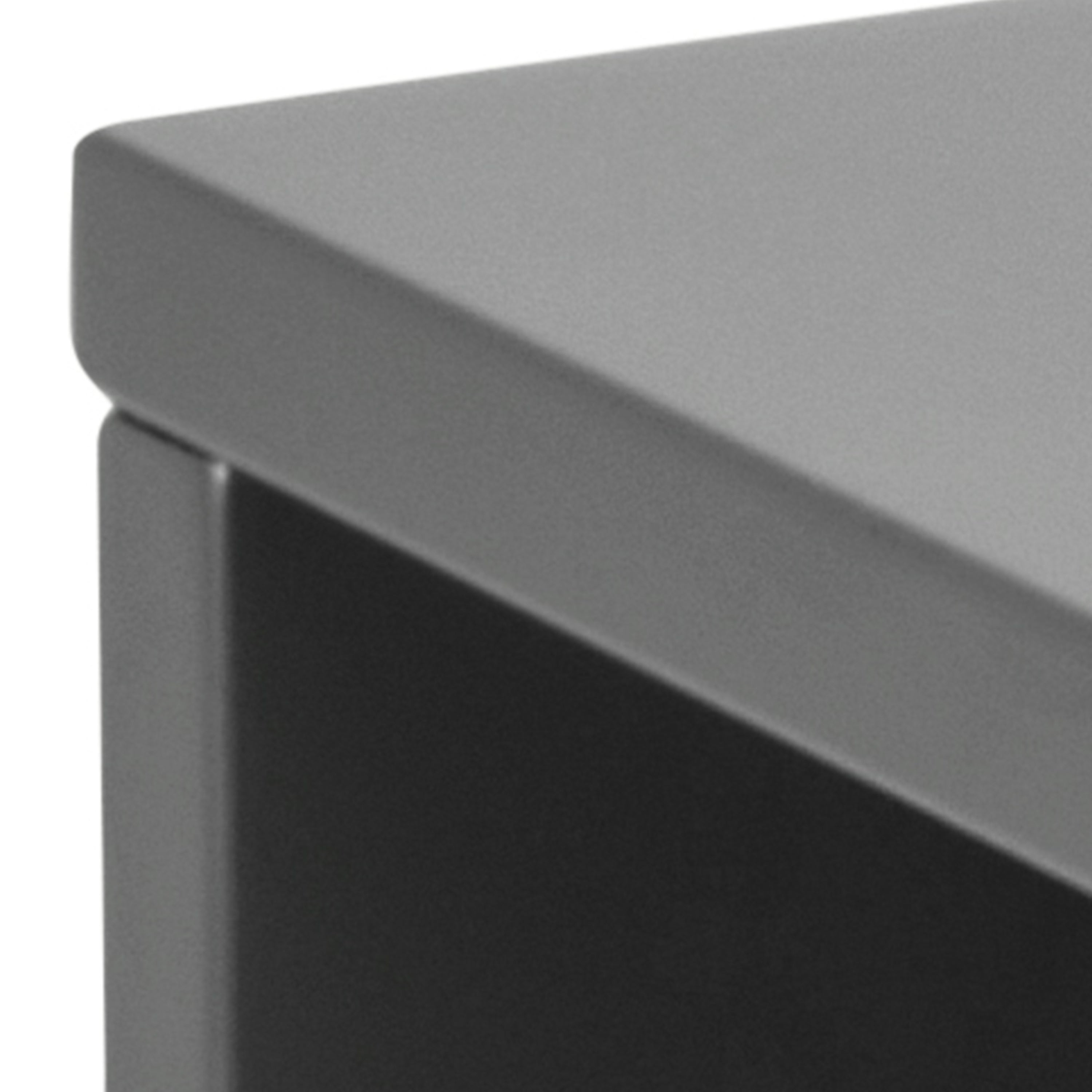 Ashlan Bedside Table with 1 Drawer in Grey – FTG, view 7