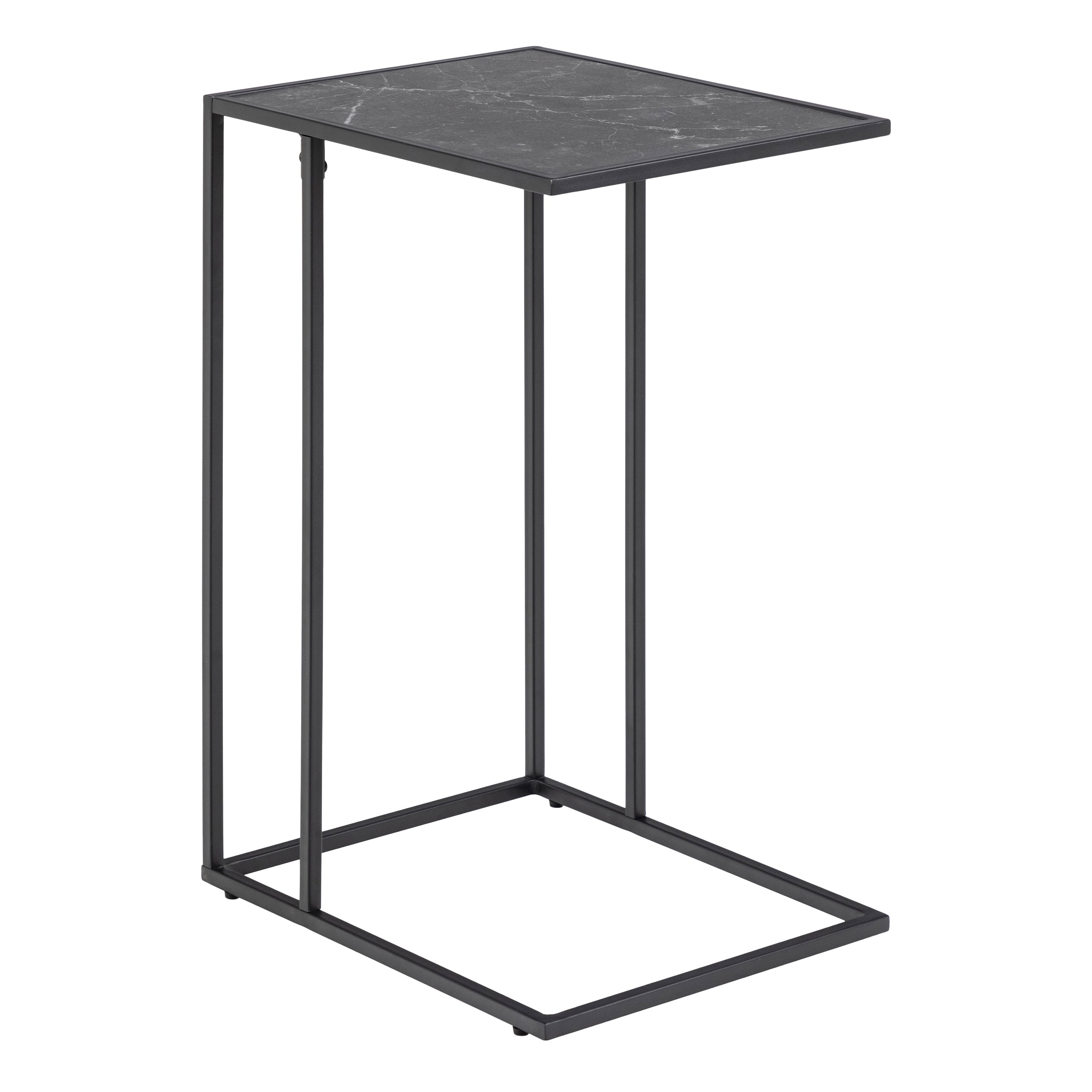 Infinity Side Table in Matt Black – FTG