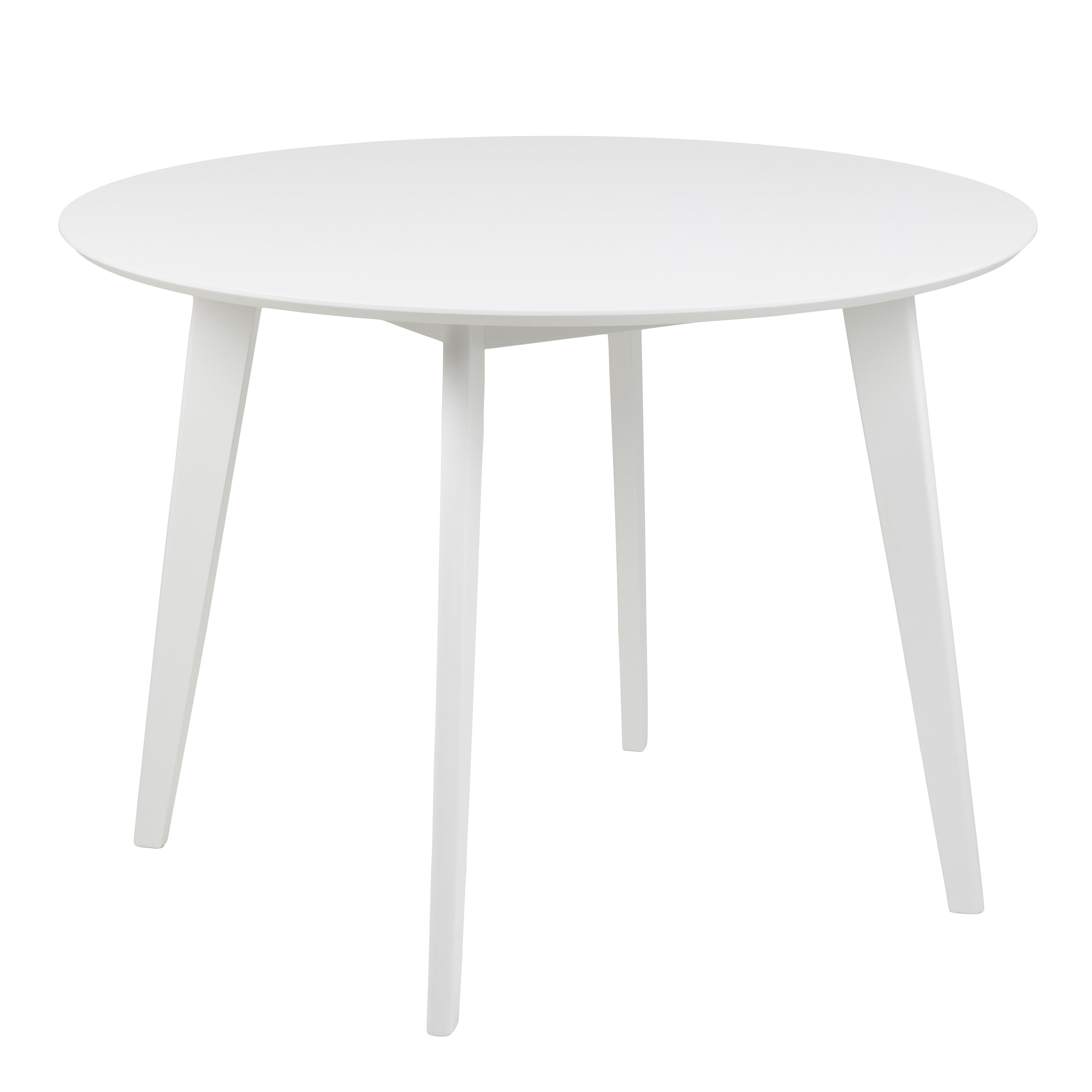 Roxby Round Dining Table in White – FTG