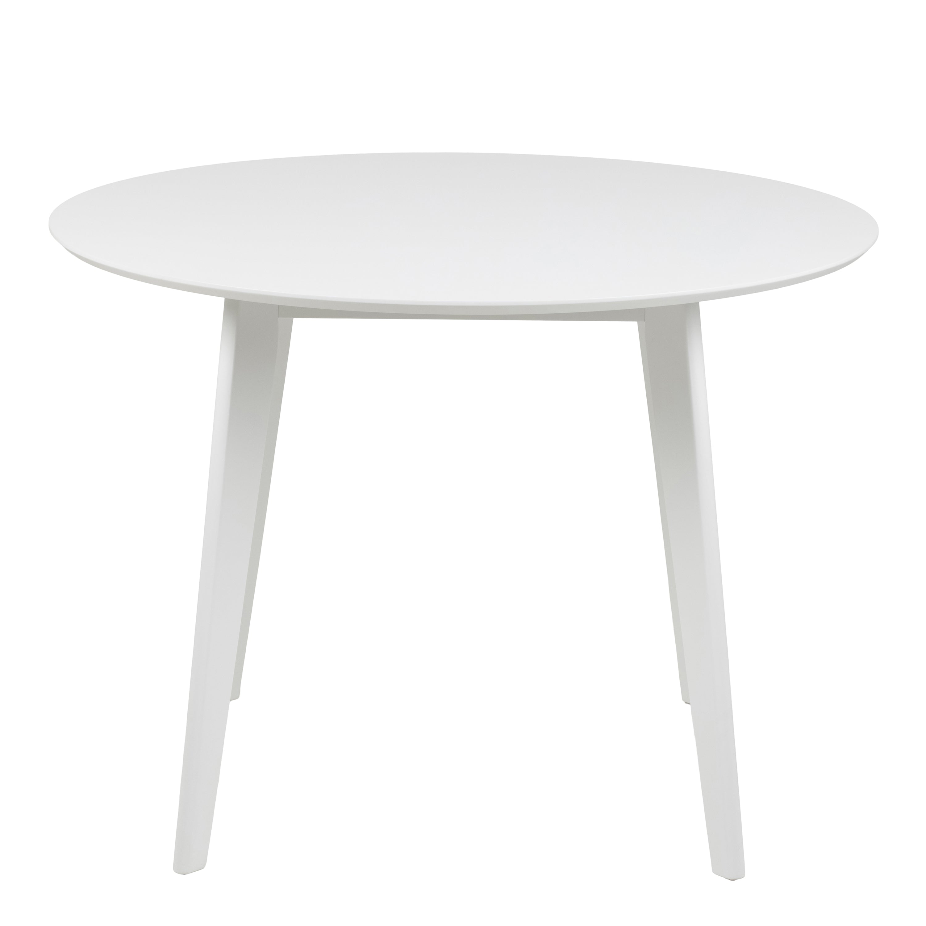 Roxby Round Dining Table in White – FTG, view 2