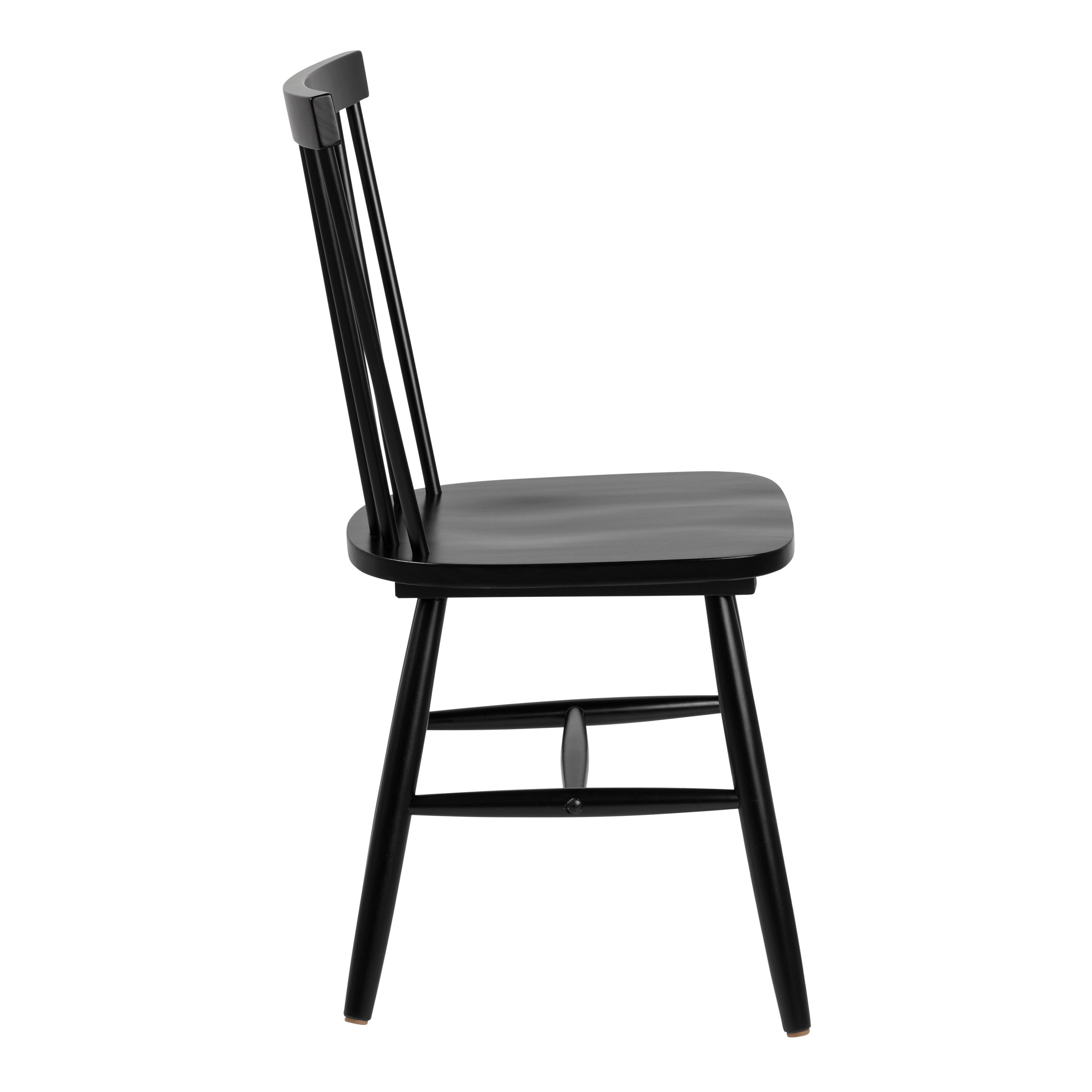Riano Dining Chairs in Black Set of 2 – FTG, view 3