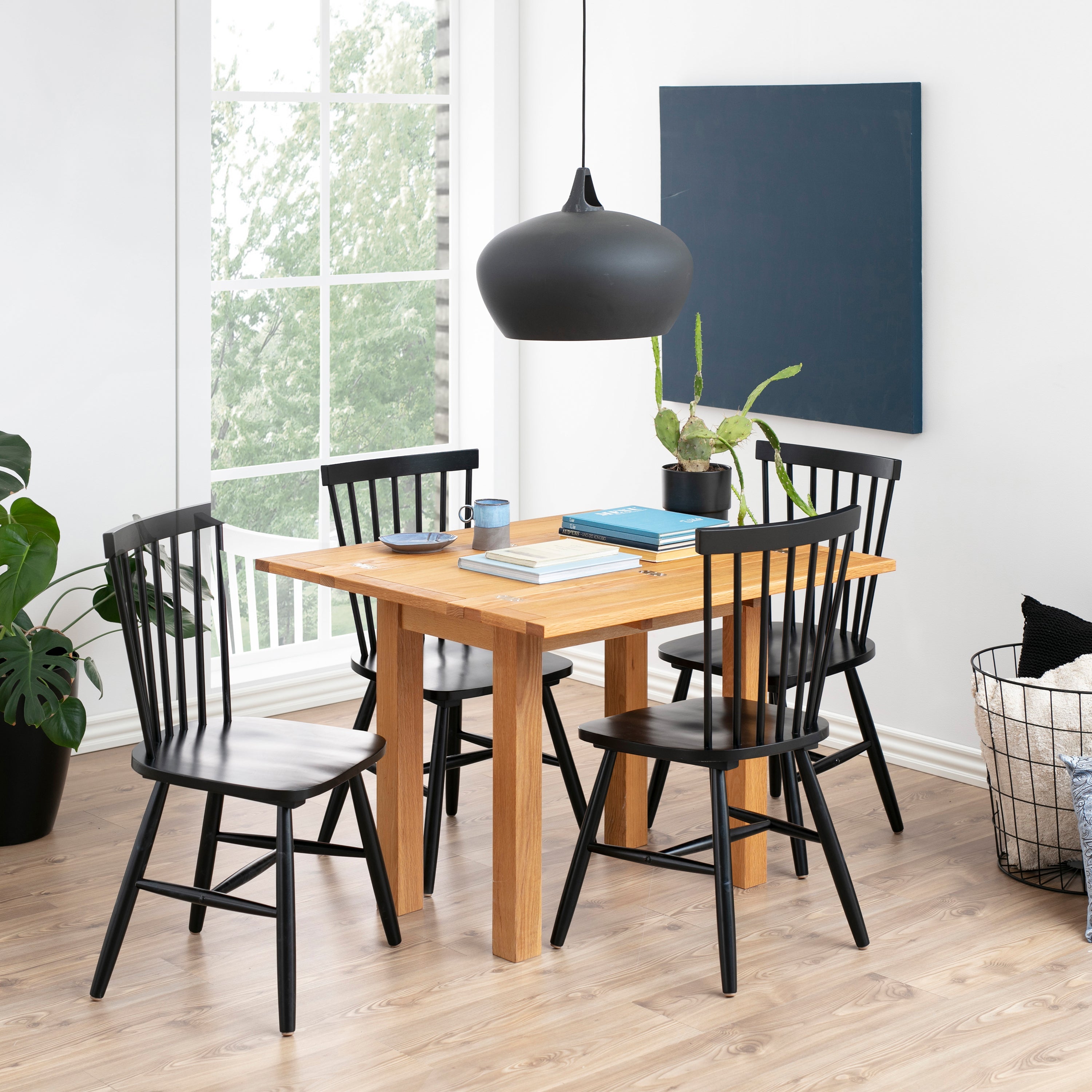 Riano Dining Chairs in Black Set of 2 – FTG, view 6