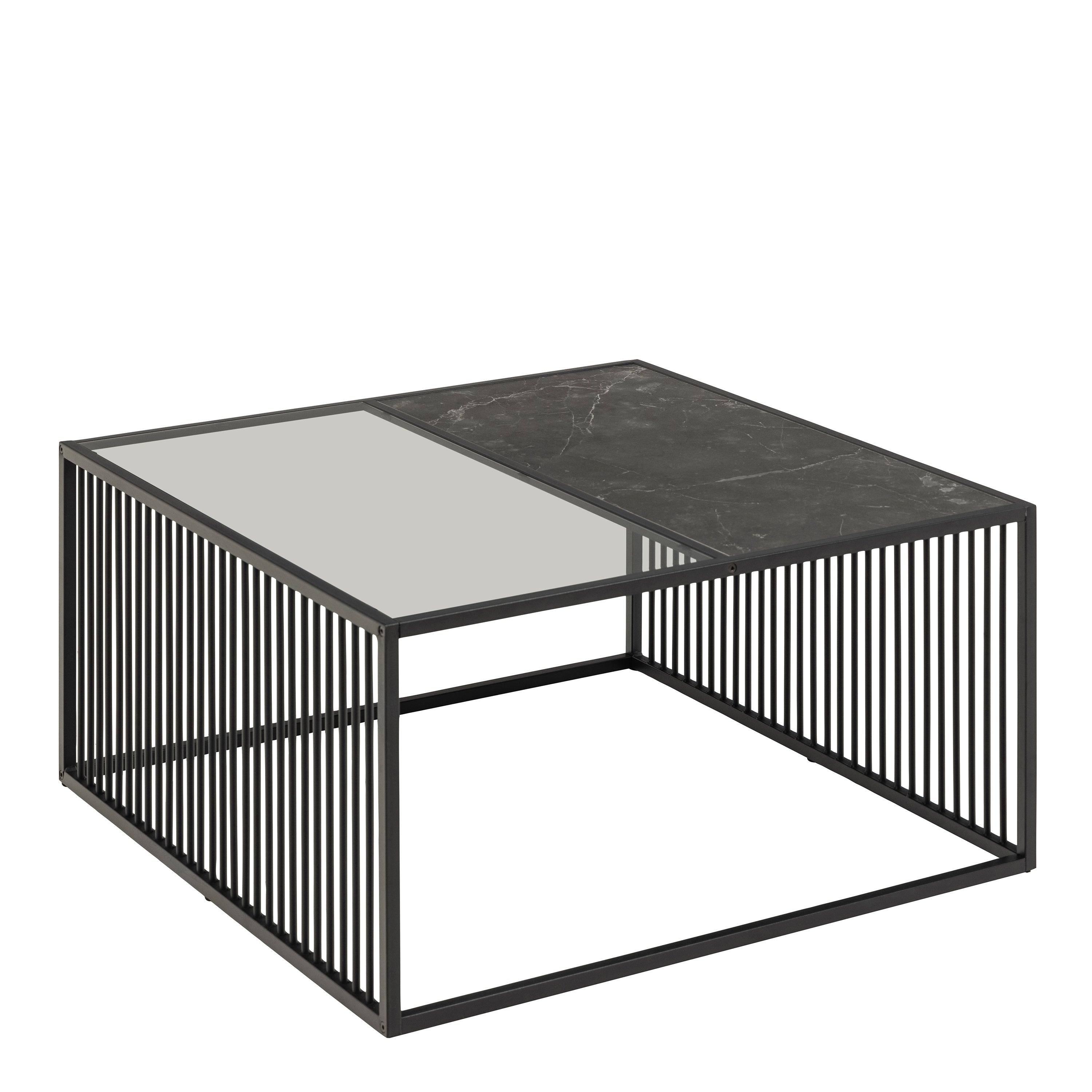 Strington Square Coffee Table in Black – FTG, view 3