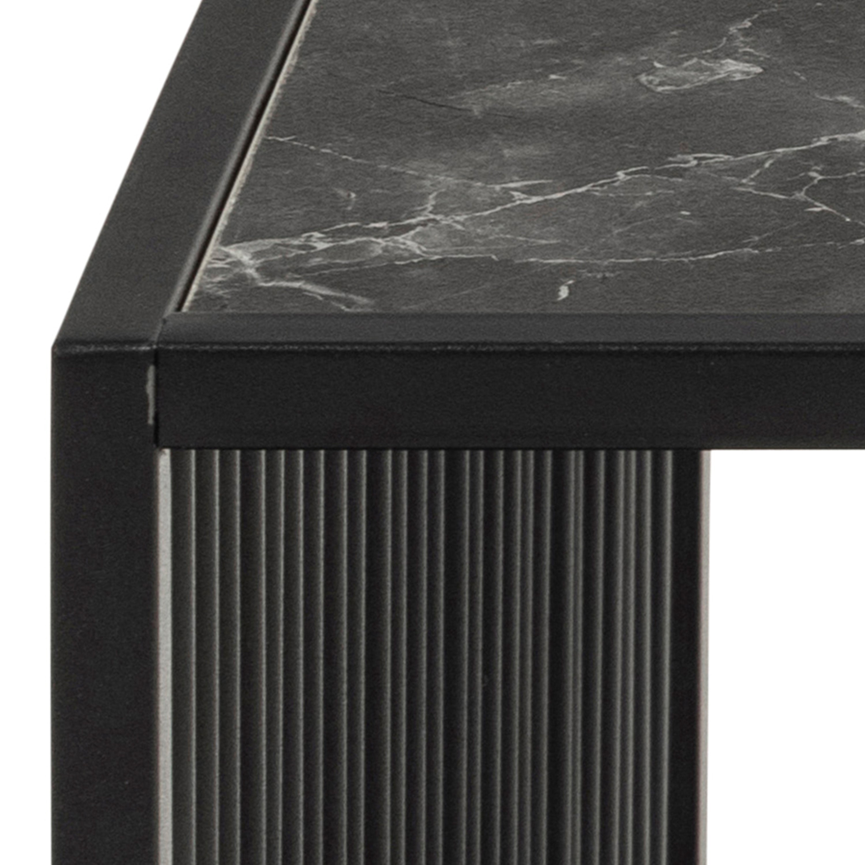Strington Square Coffee Table in Black – FTG, view 8