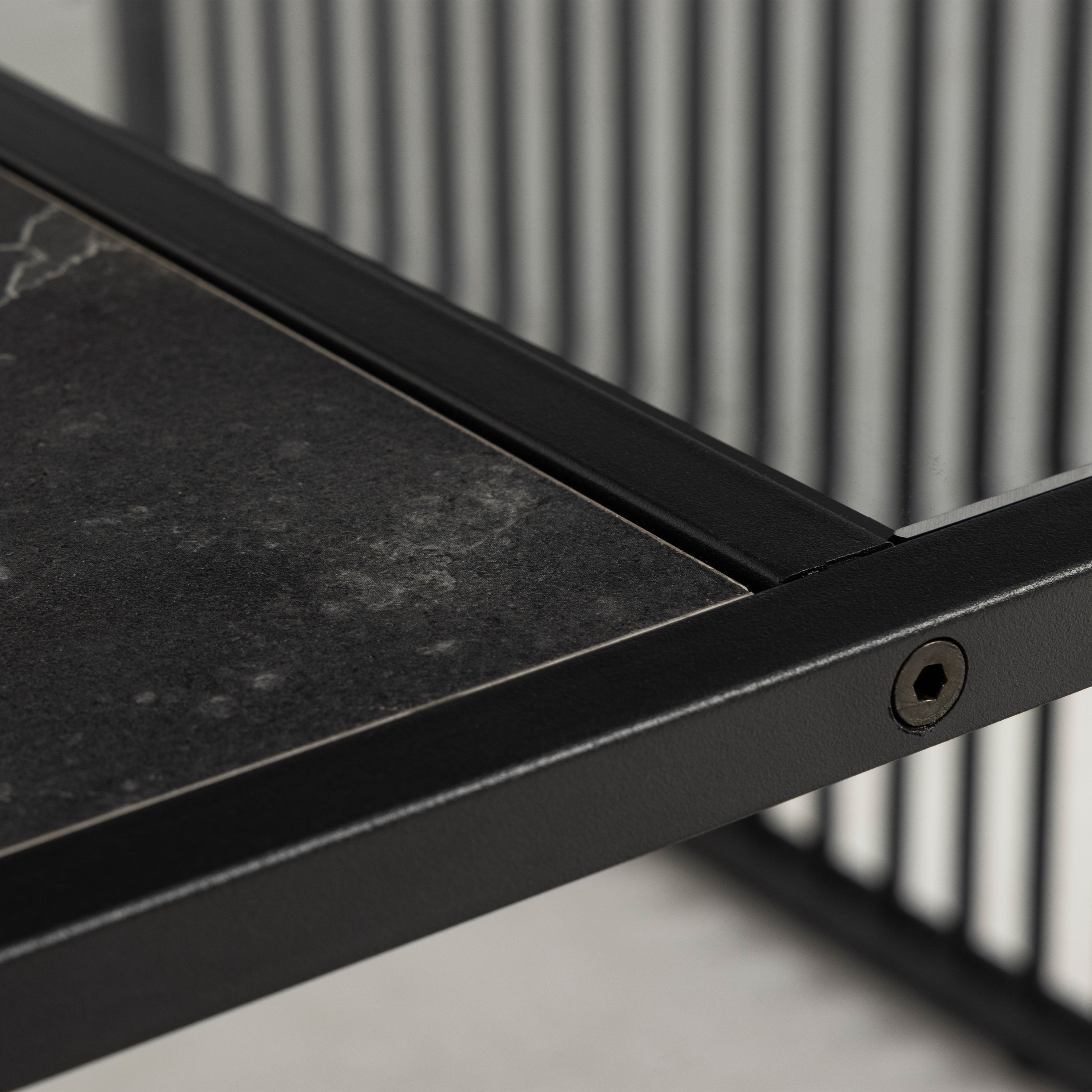 Strington Square Coffee Table in Black – FTG, view 9