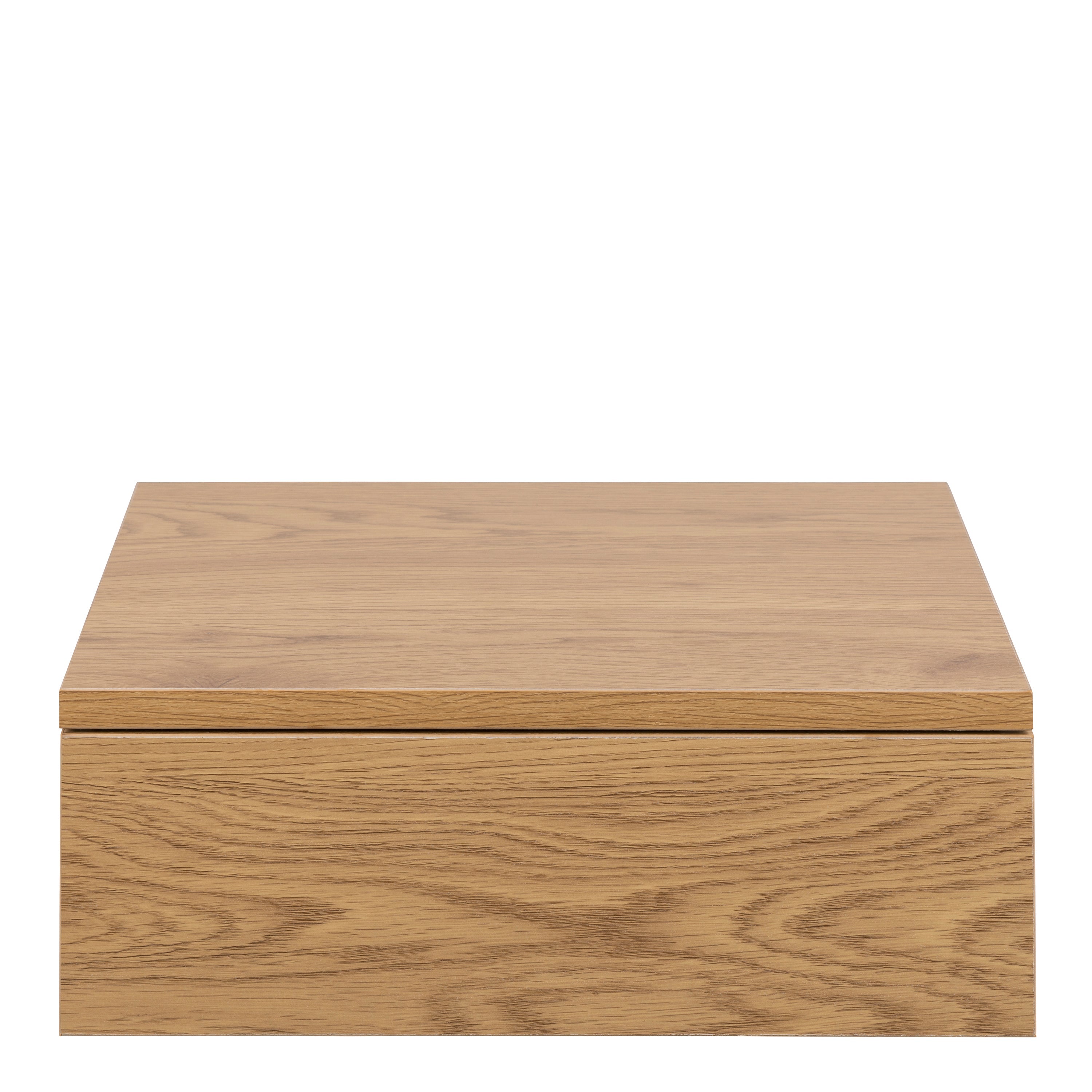 Avignon Square Bedside Table with 1 Drawer in Oak – FTG, view 2