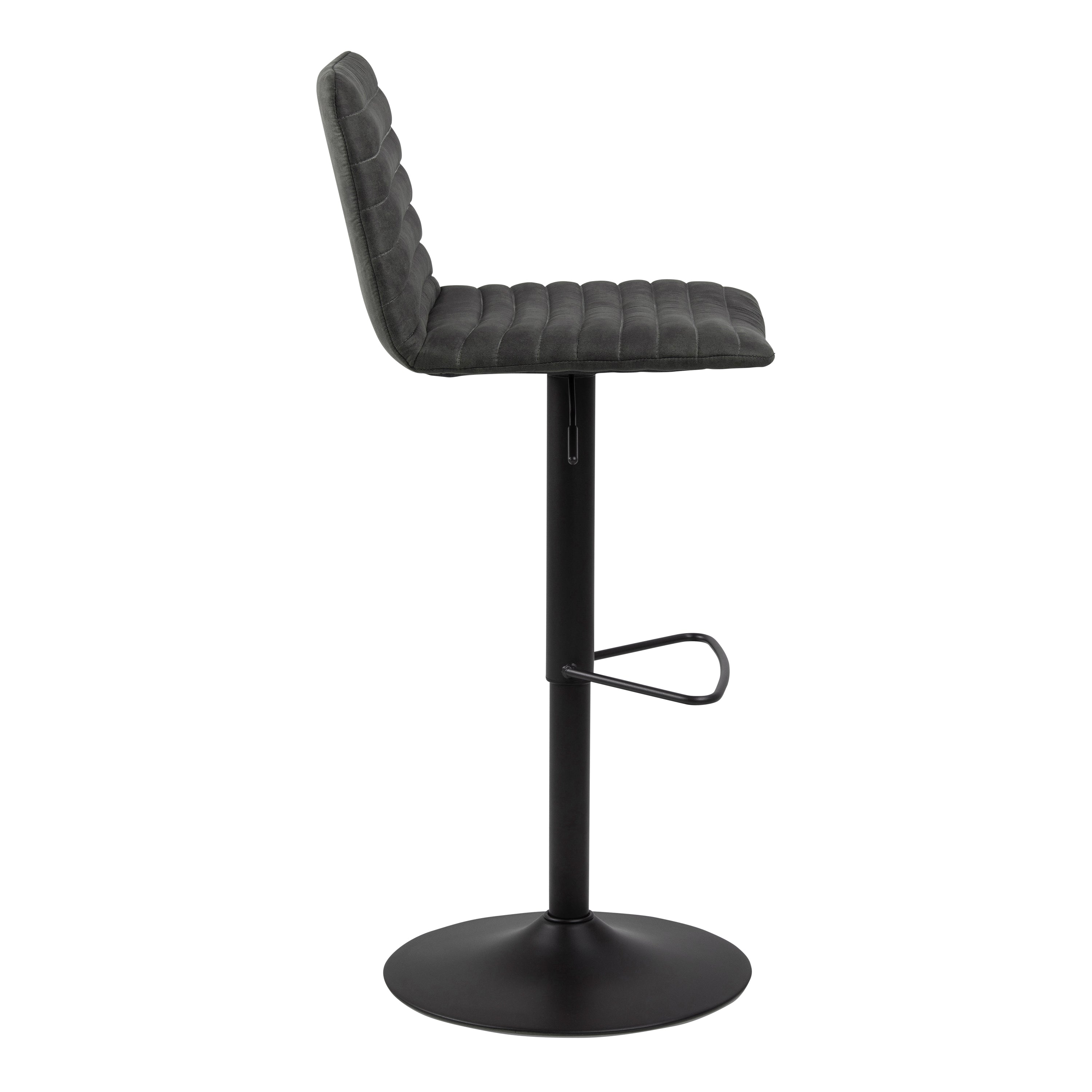 Kimmy Bar Stool in Grey Fabic Set of 2 – FTG, view 3