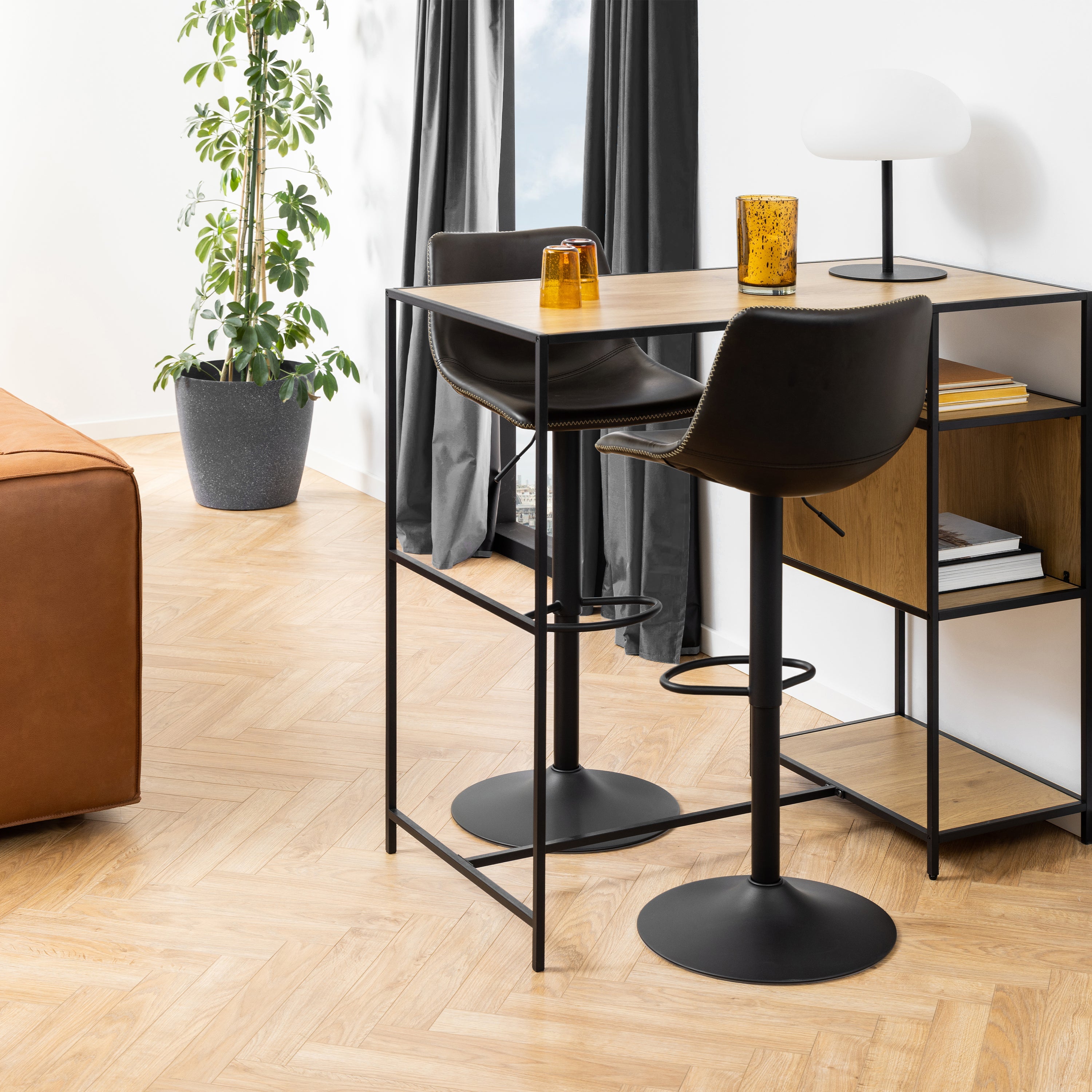 I_Oregon Bar Stool in Black, One Supplied – FTG, view 5