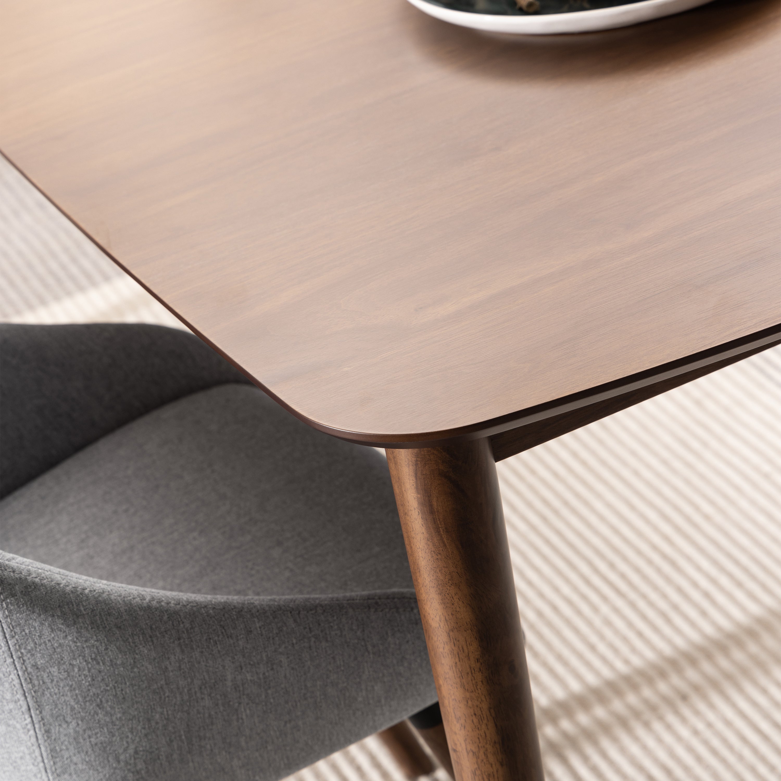 Montreux Rectangular Extending Dining Table in Walnut 180-219 cm – FTG, view 7