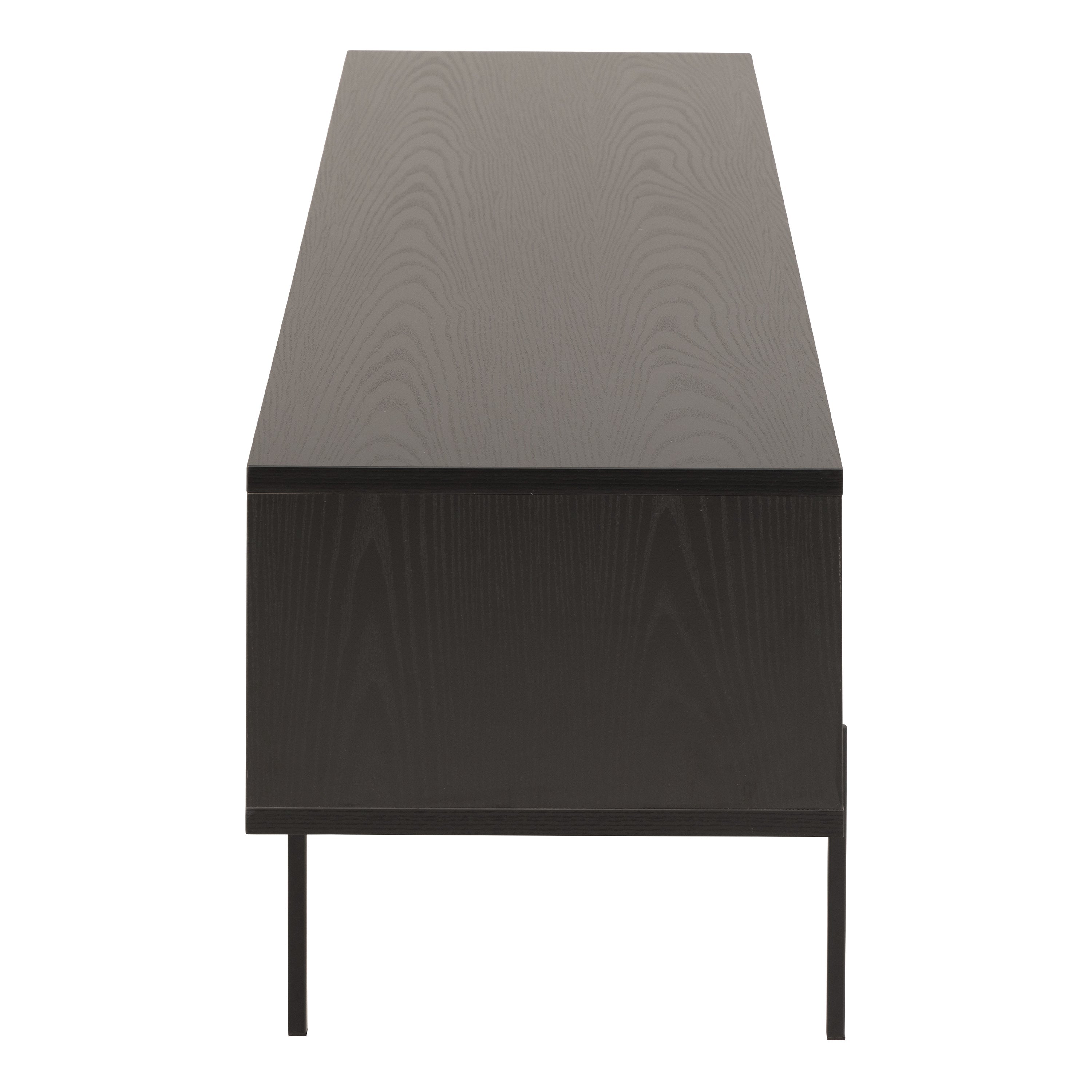 Angus TV Unit in Black – FTG, view 3