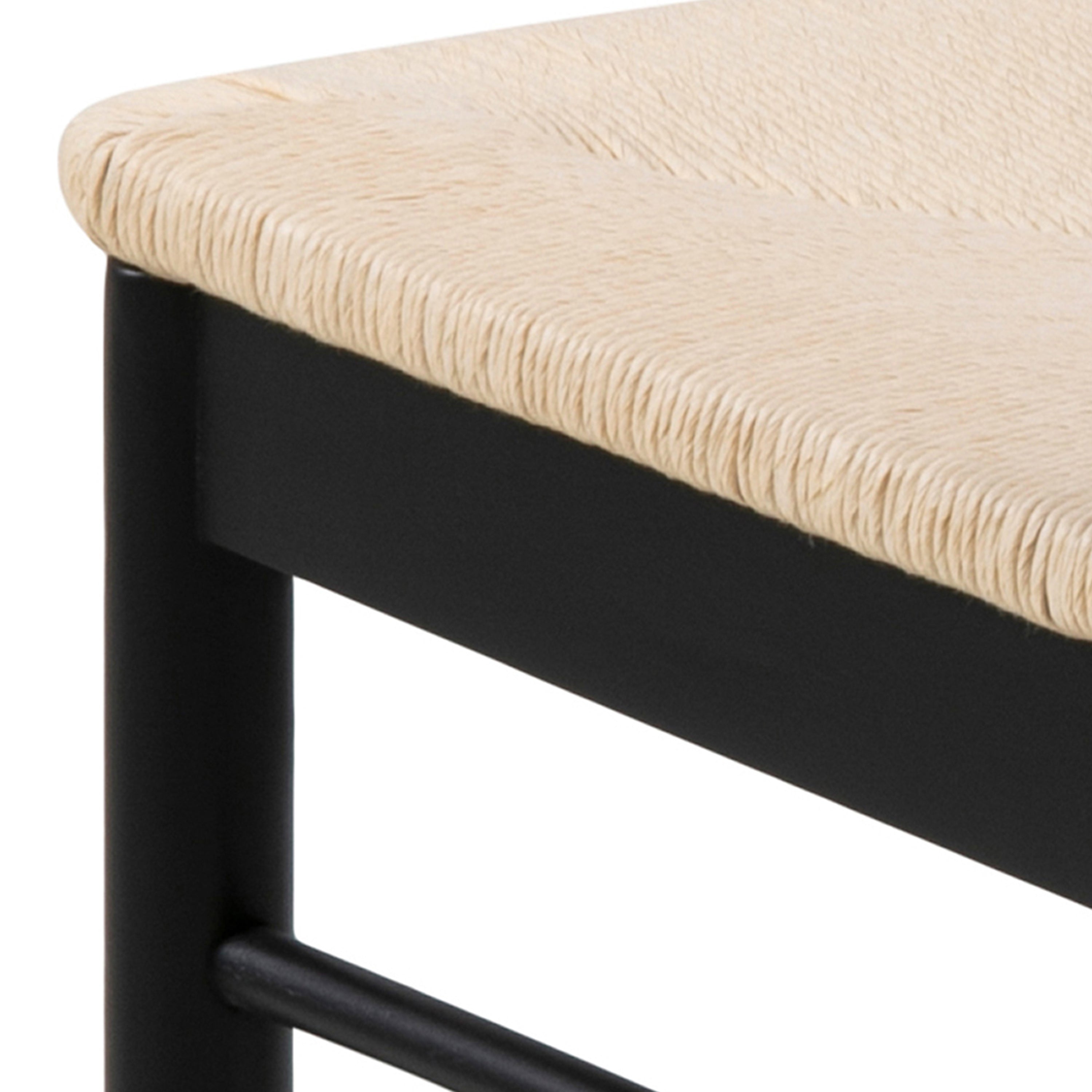 Cassandra Dining Chair with Armrest in Black Set of 2 – FTG, view 9