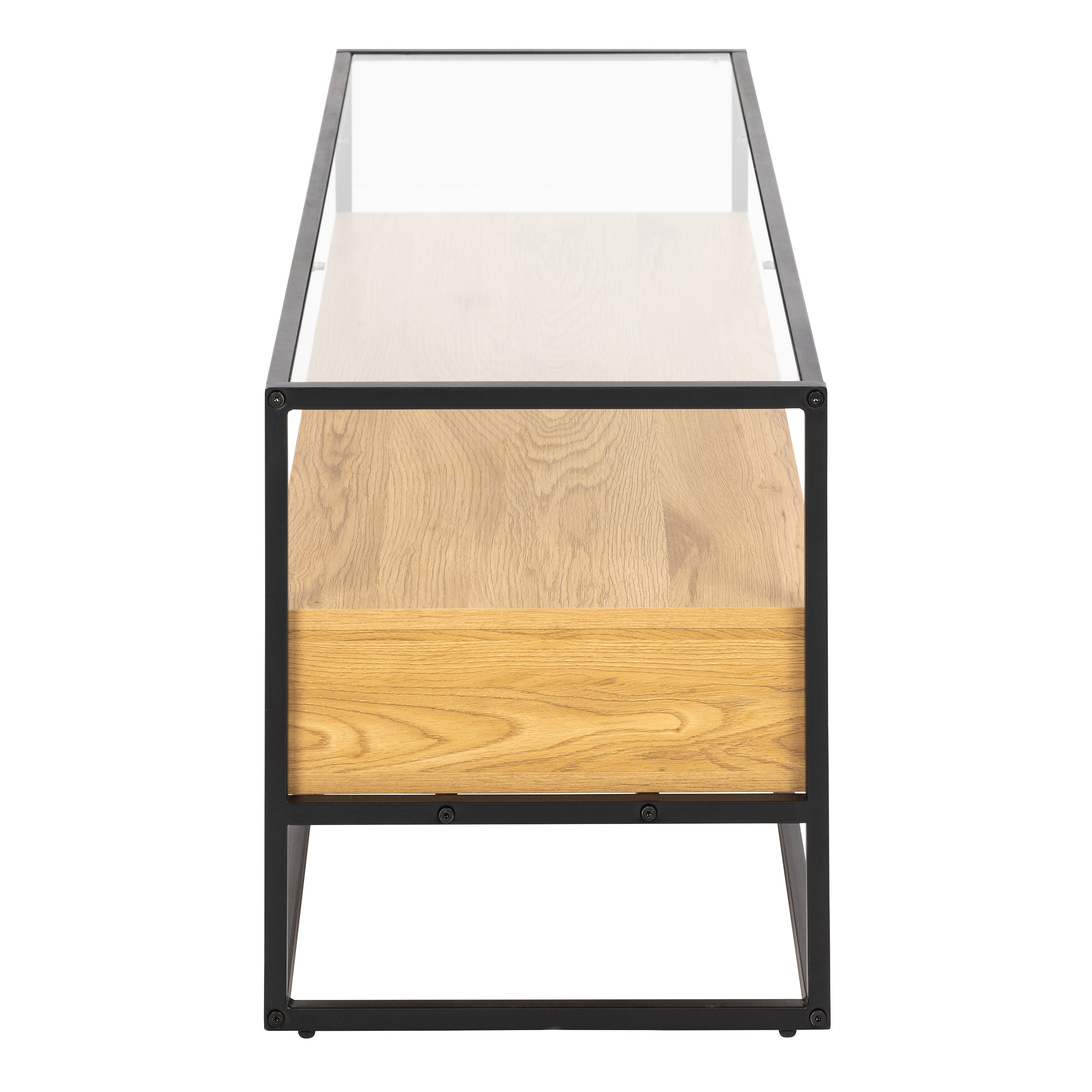 Randolf TV Unitin Black and Oak – FTG, view 3