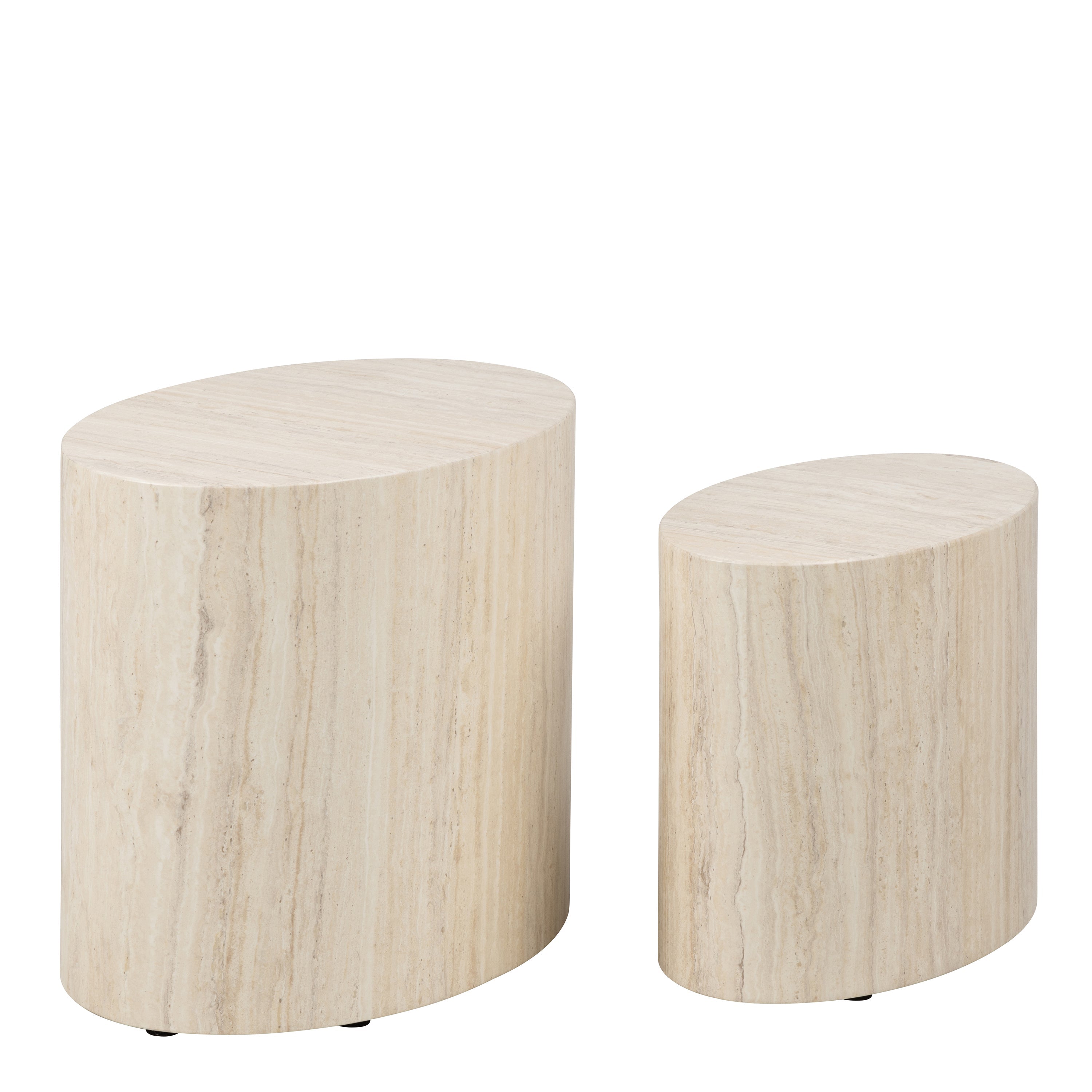Mice Oval Coffee Table Set in Light Oak – FTG