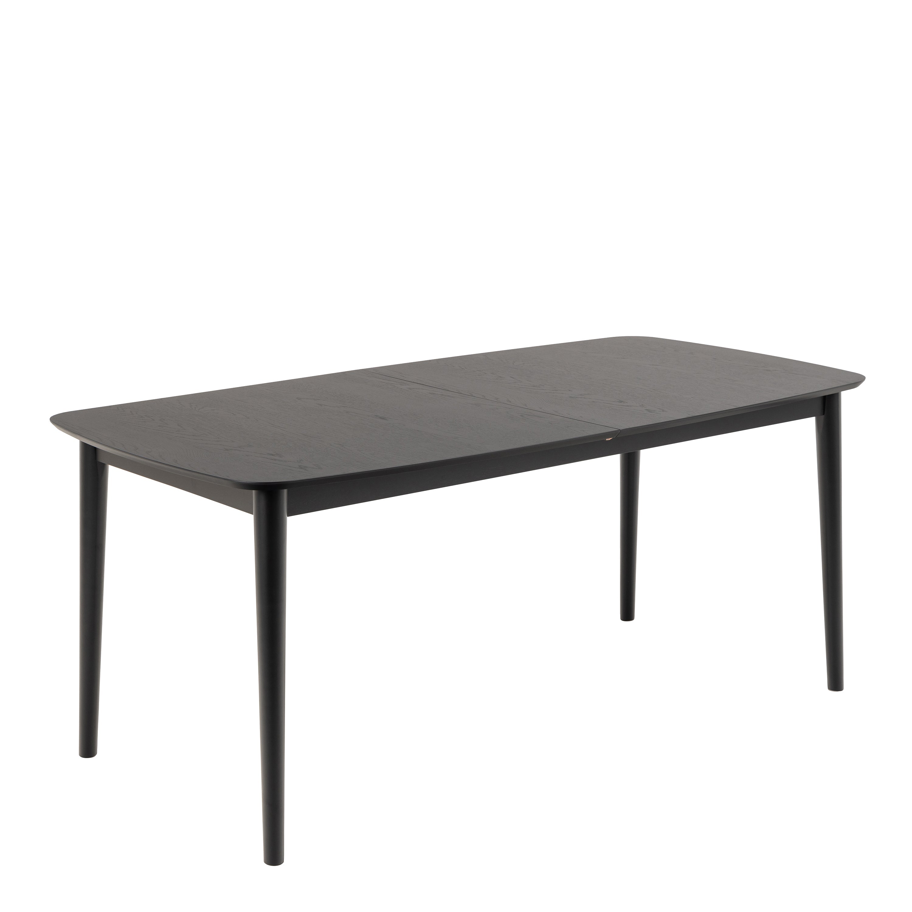 Montreux Rectangular Extending Dining Table in Black 180-219 cm – FTG