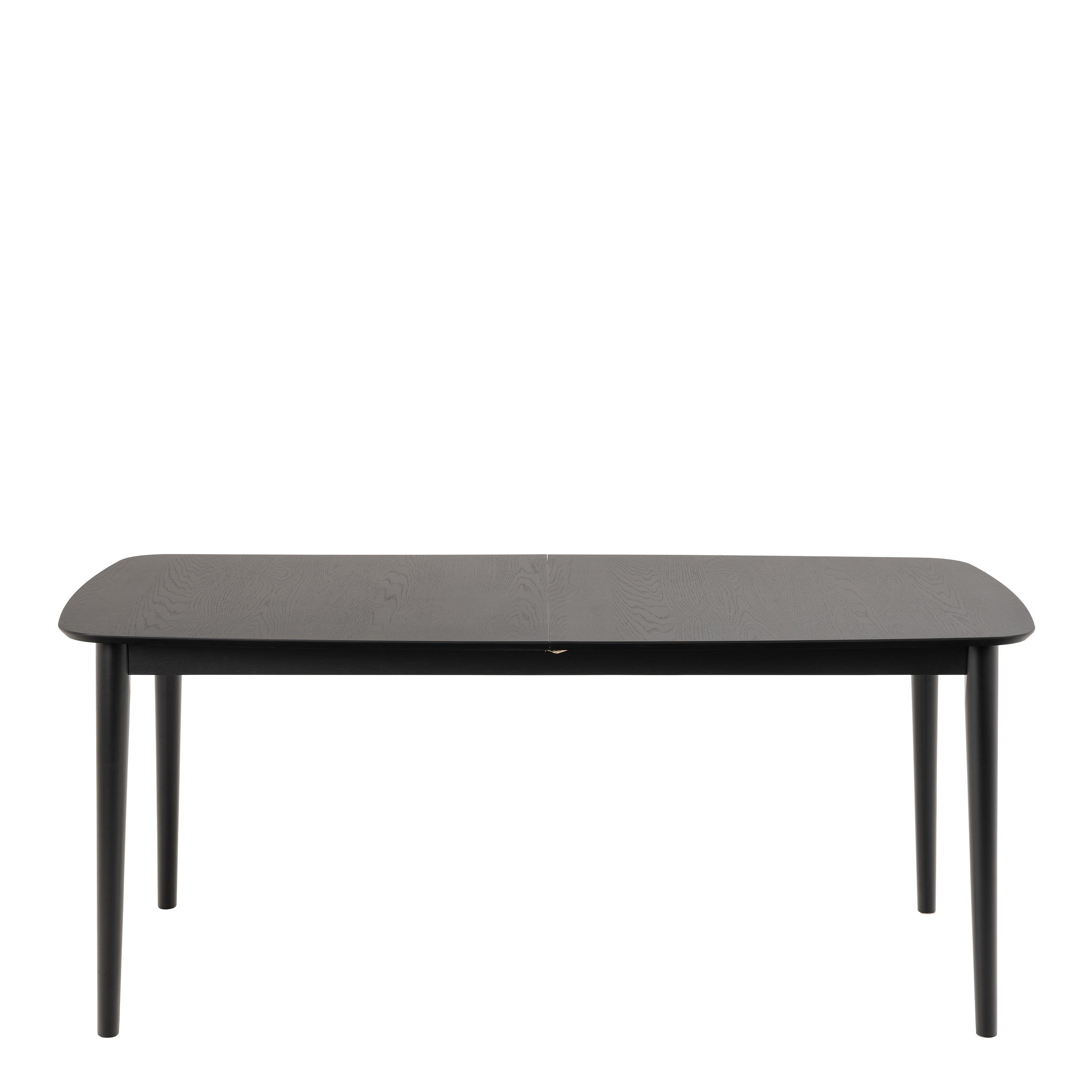 Montreux Rectangular Extending Dining Table in Black 180-219 cm – FTG, view 2
