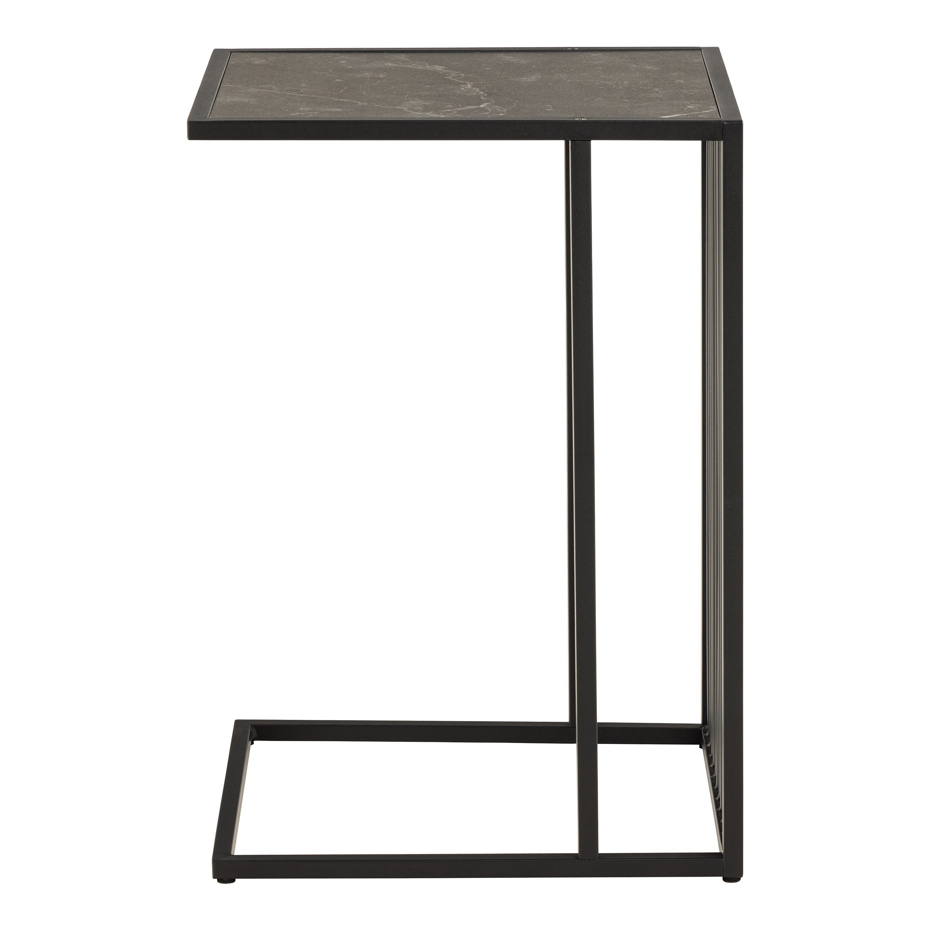 Strington Tall Side Table in Black – FTG, view 2