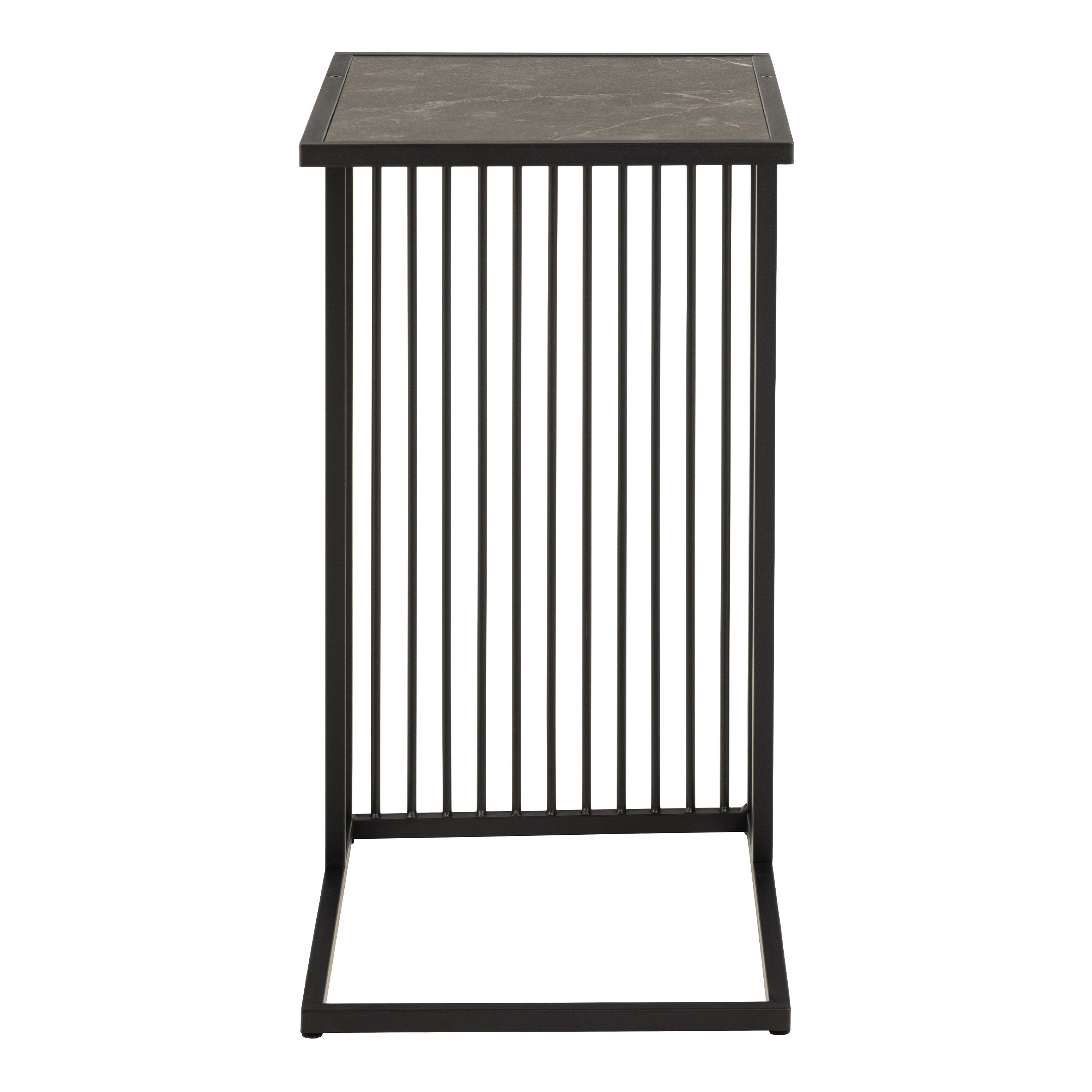 Strington Tall Side Table in Black – FTG, view 3
