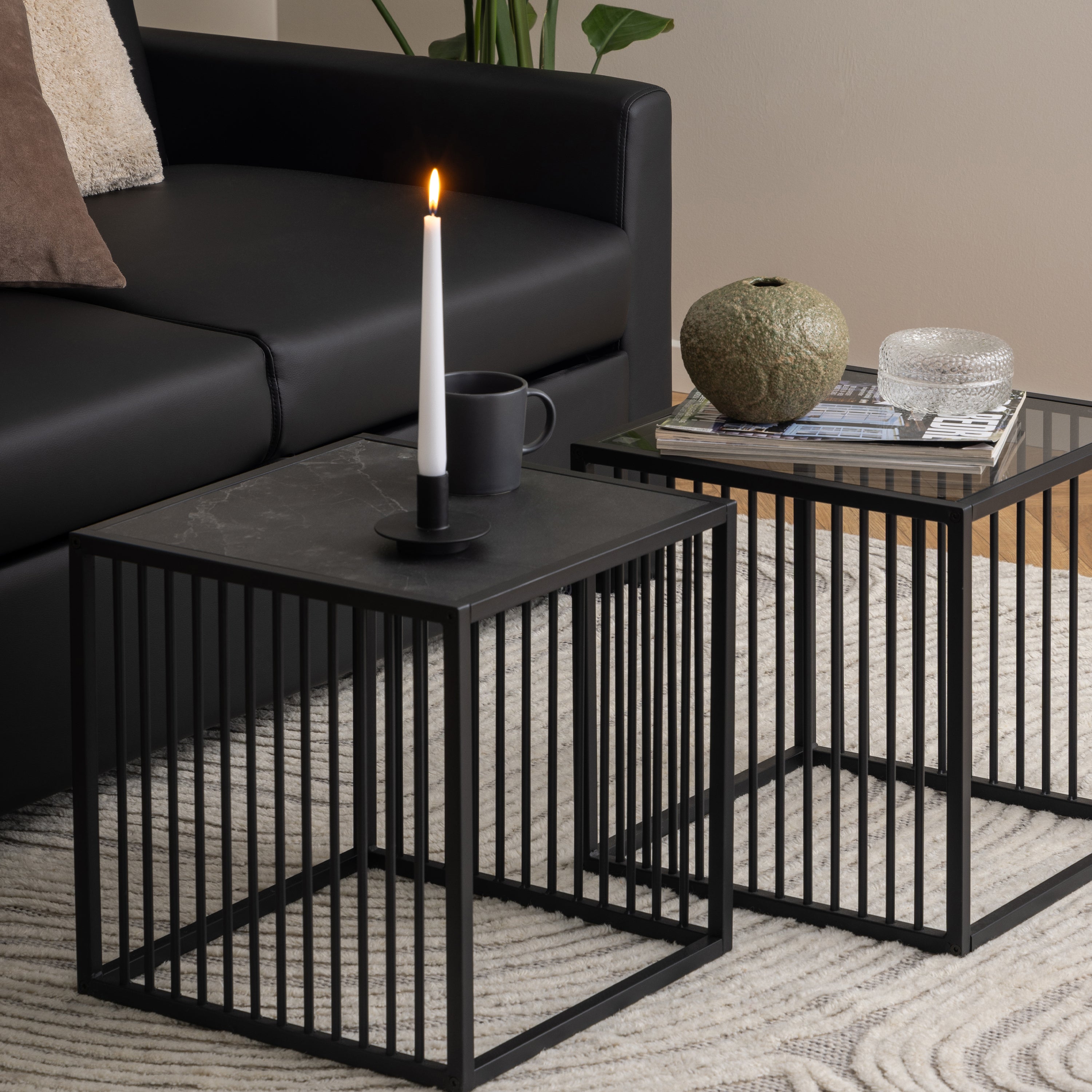 Strington Side Table in Black – FTG, view 4