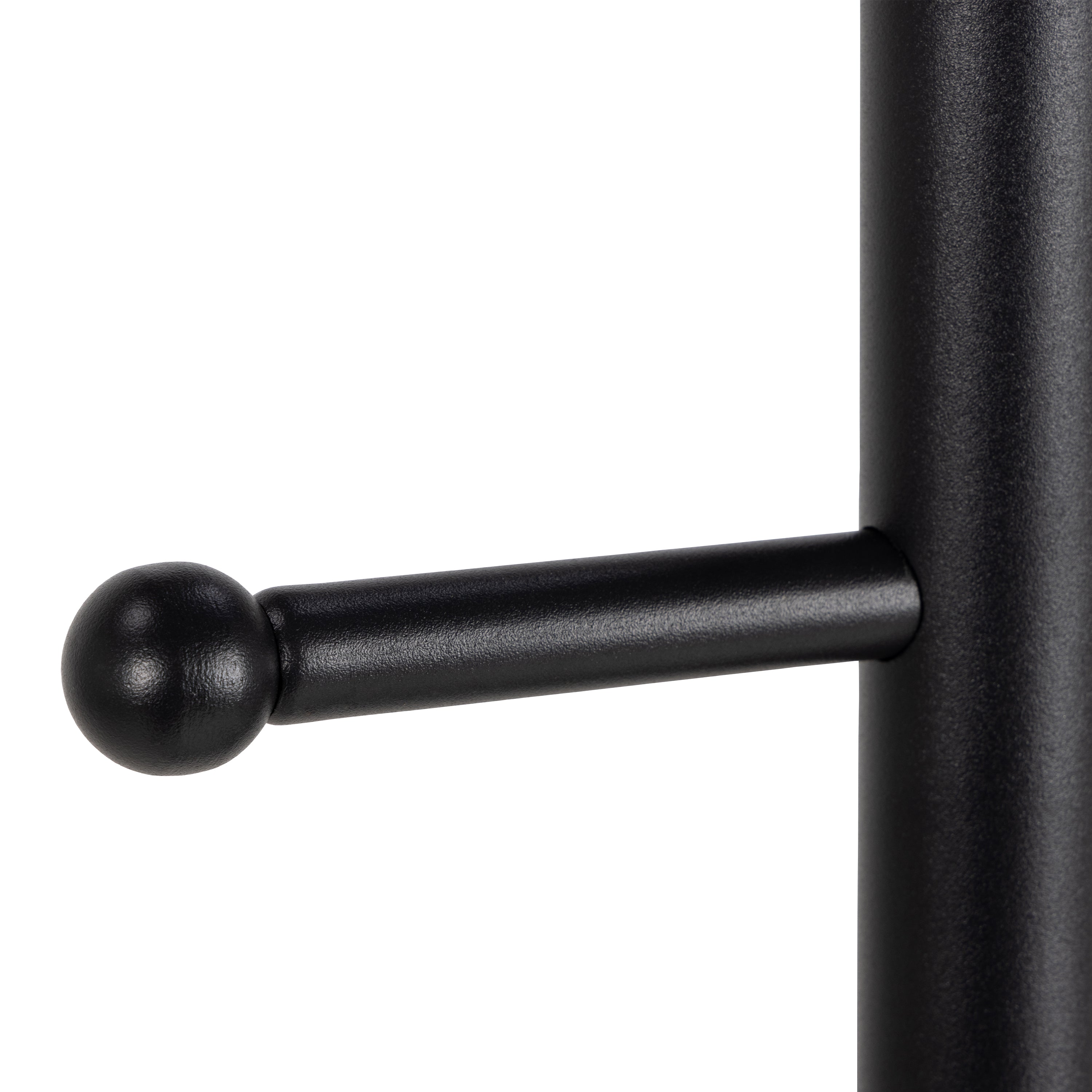 Aspen Coat Hanger, Frame and Base in Matt black – FTG, view 4