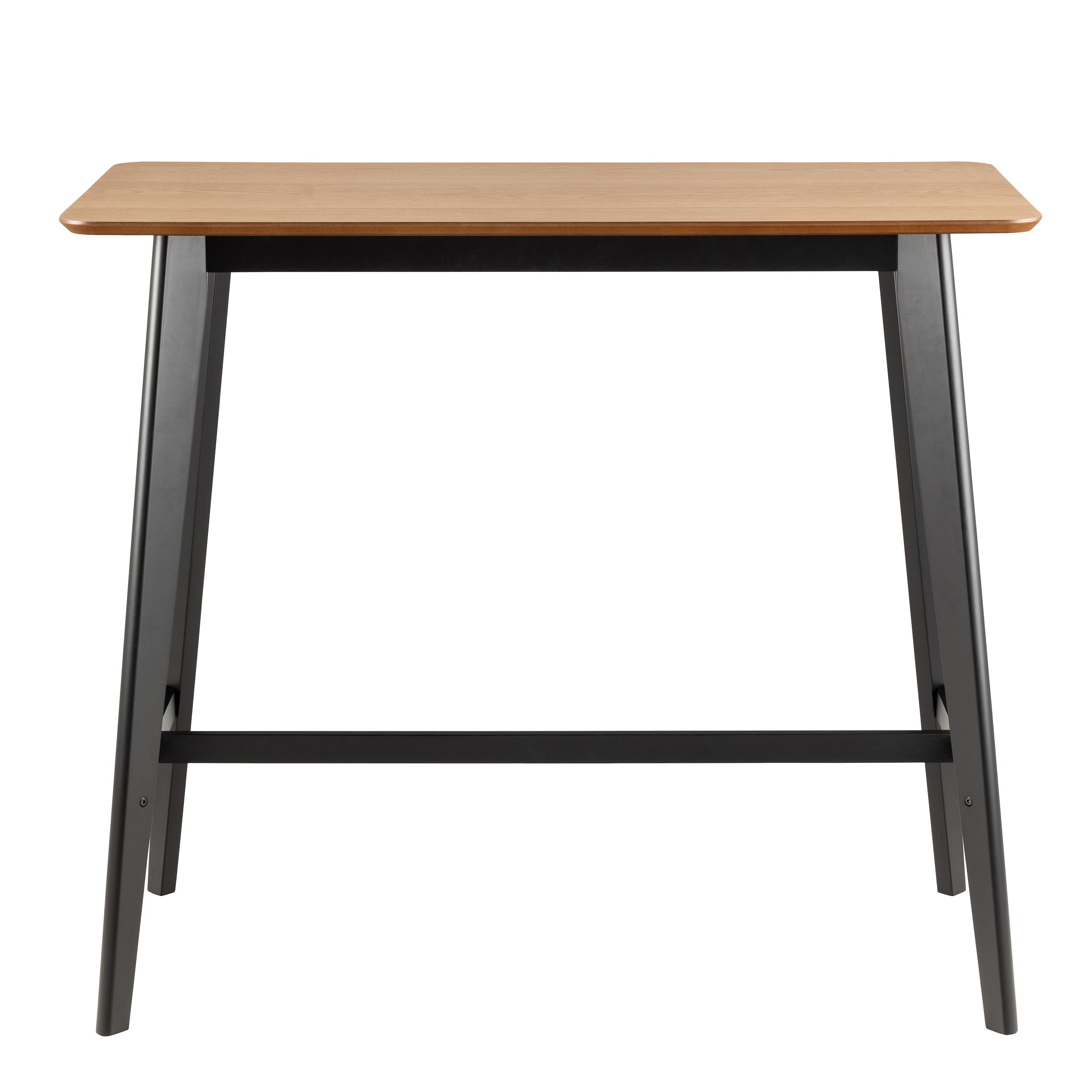 Roxby Bar Table Included 2 Roxby Bar Stool, Black and Oak – FTG, view 3