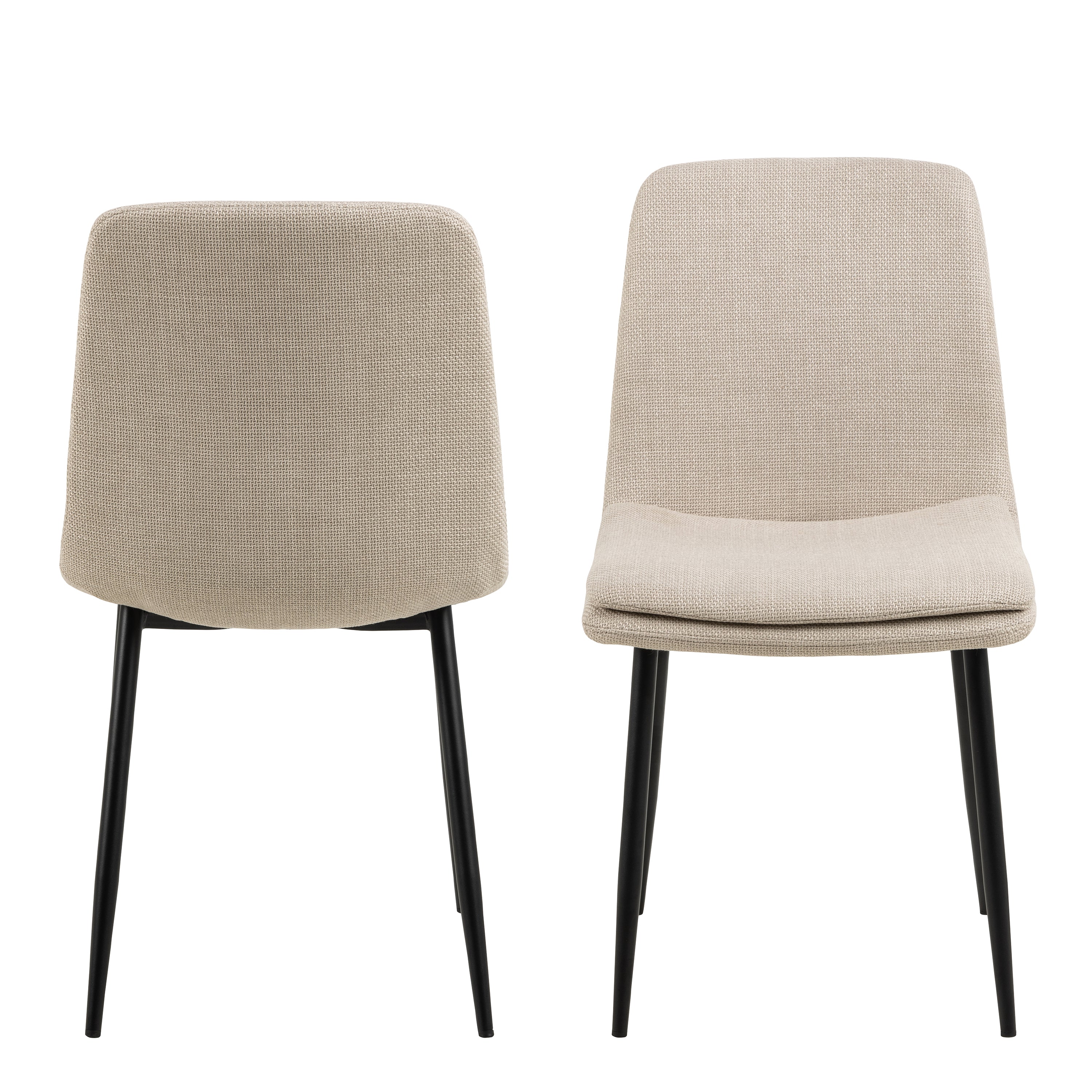 Becca Dining Chair in Beige Set of 4 – FTG, view 2