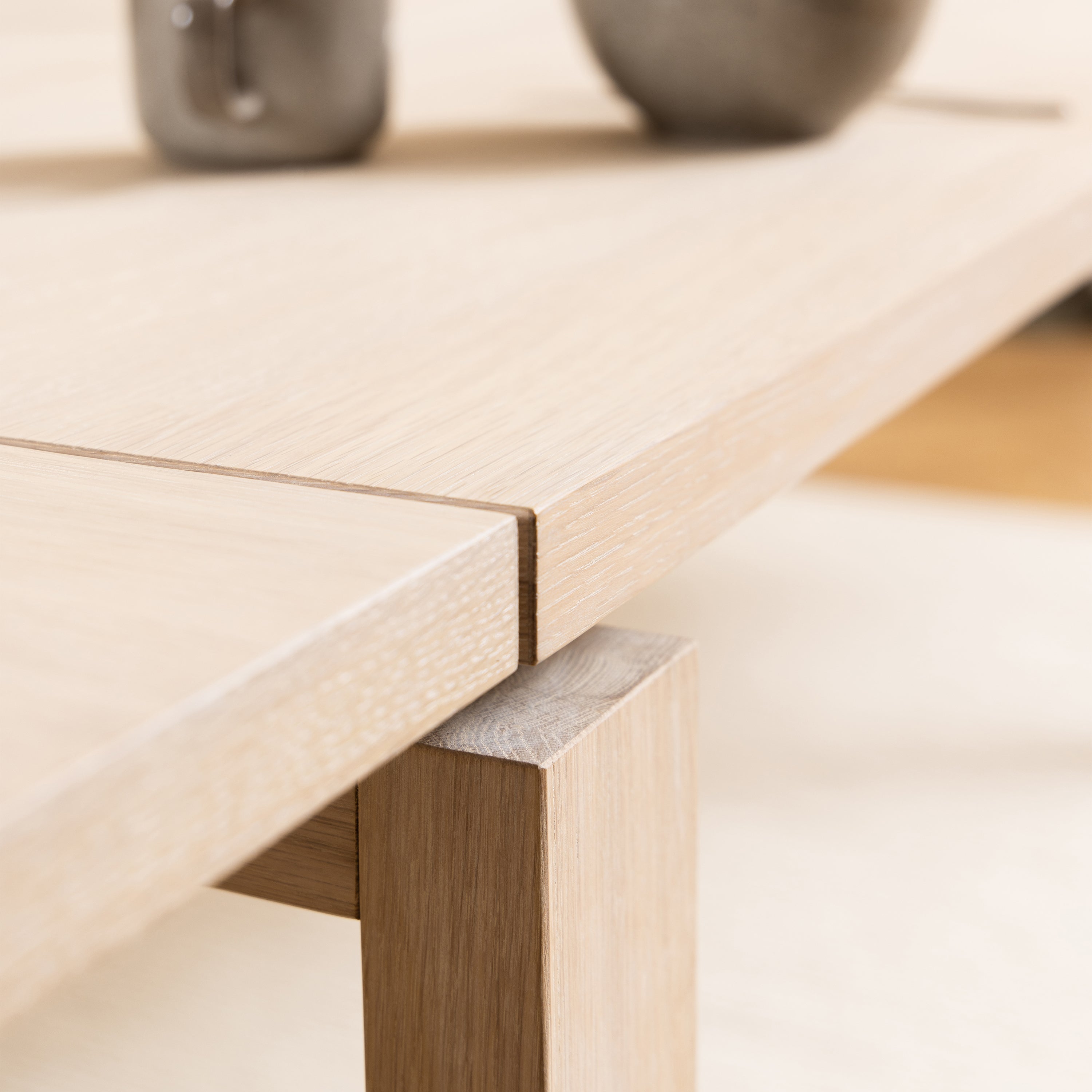 Linley Extending Dining Table in White Oak – FTG, view 6